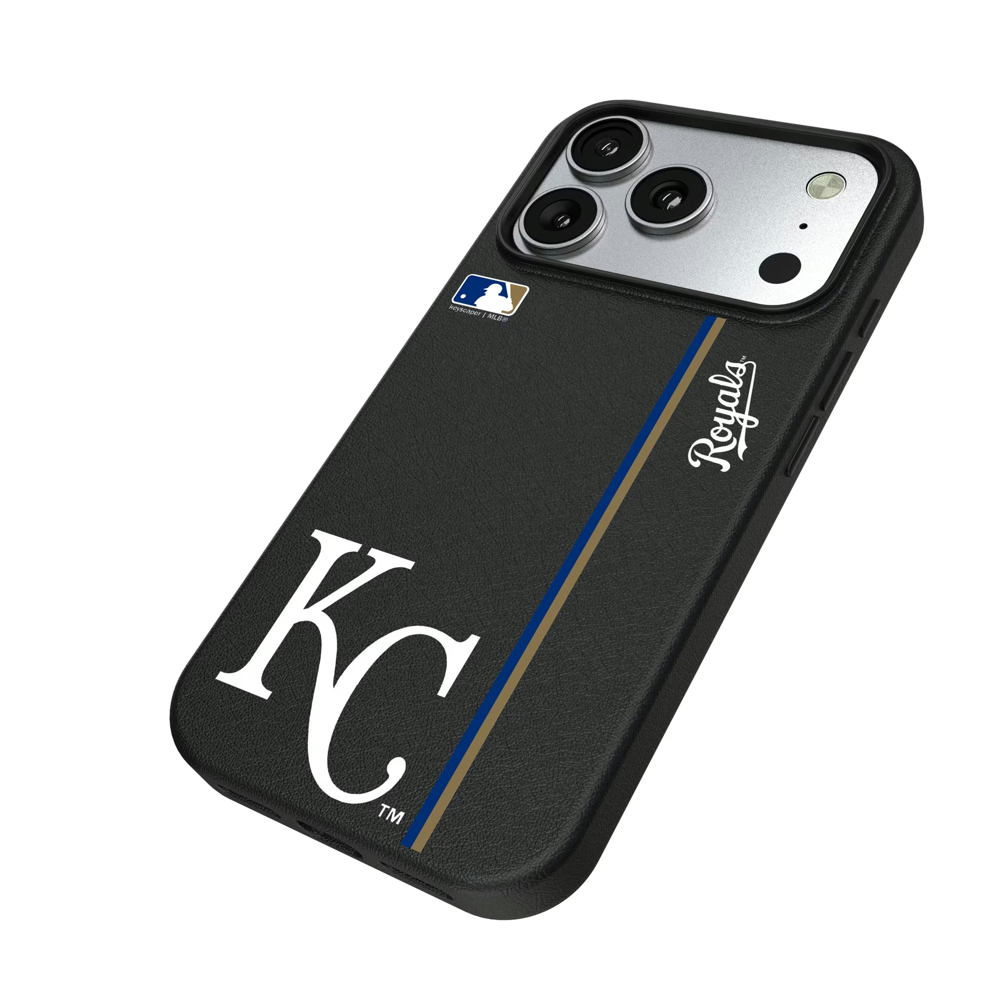 Kansas City Royals Sidebar iPhone MagSafe Compatible Phone Case for Apple iPhone - Isometric View#Device_iPhone 17 Pro