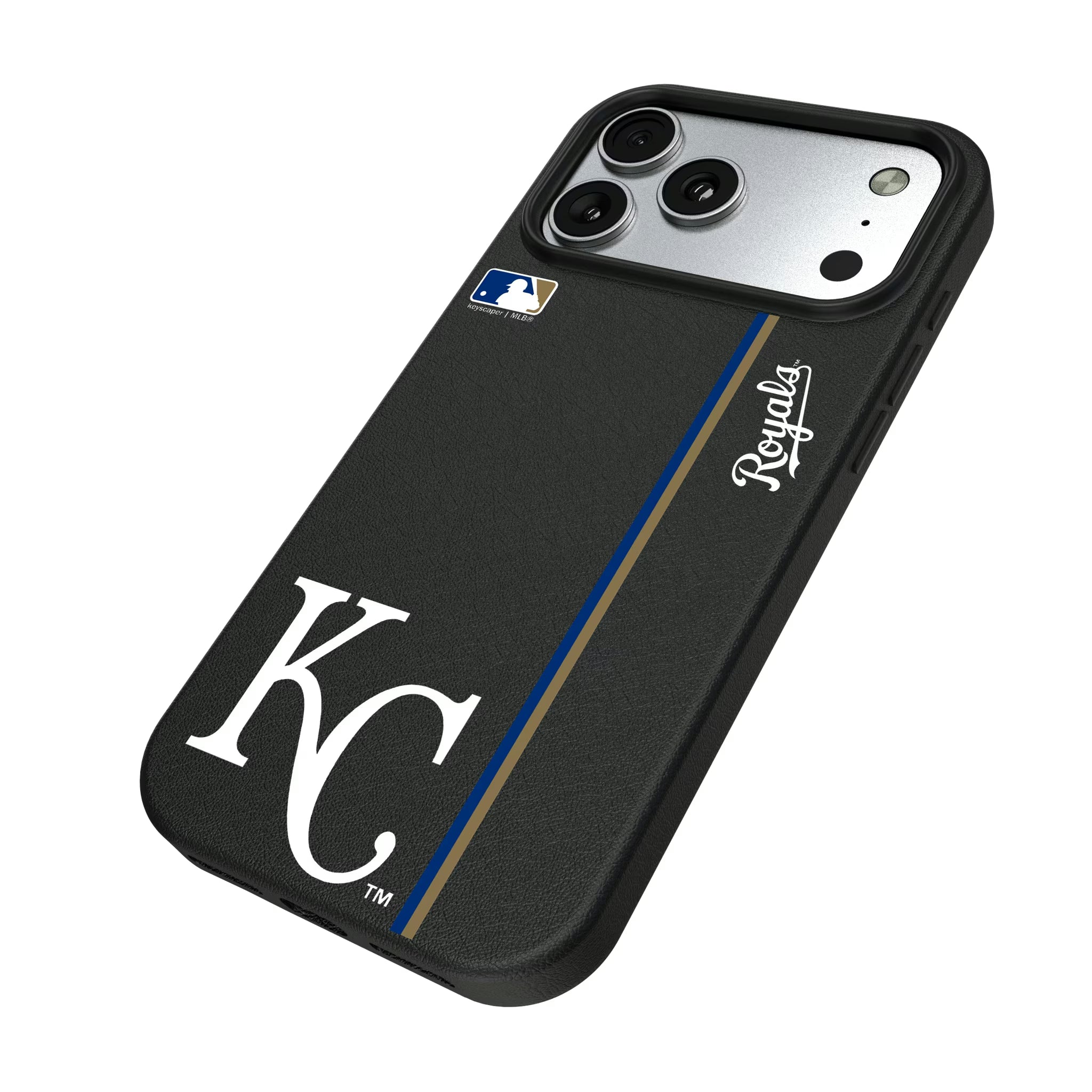 Kansas City Royals Sidebar iPhone MagSafe Compatible Phone Case for Apple iPhone - Isometric View#Device_iPhone 17 Pro Max