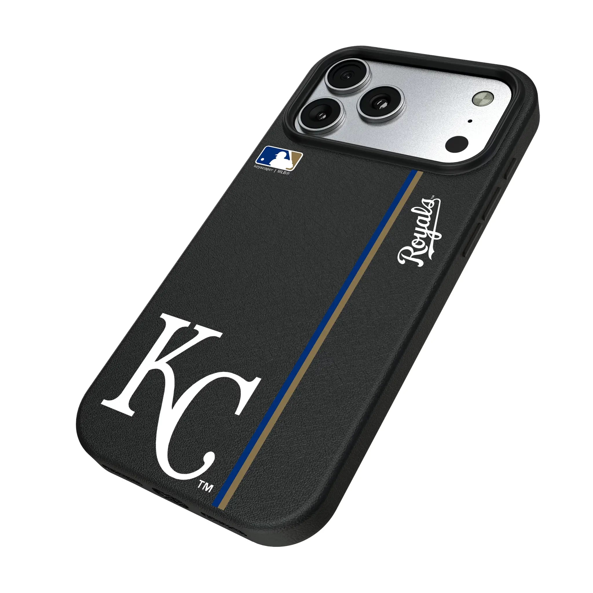 Kansas City Royals Sidebar iPhone MagSafe Compatible Phone Case for Apple iPhone - Isometric View#Device_iPhone 17 Pro Max
