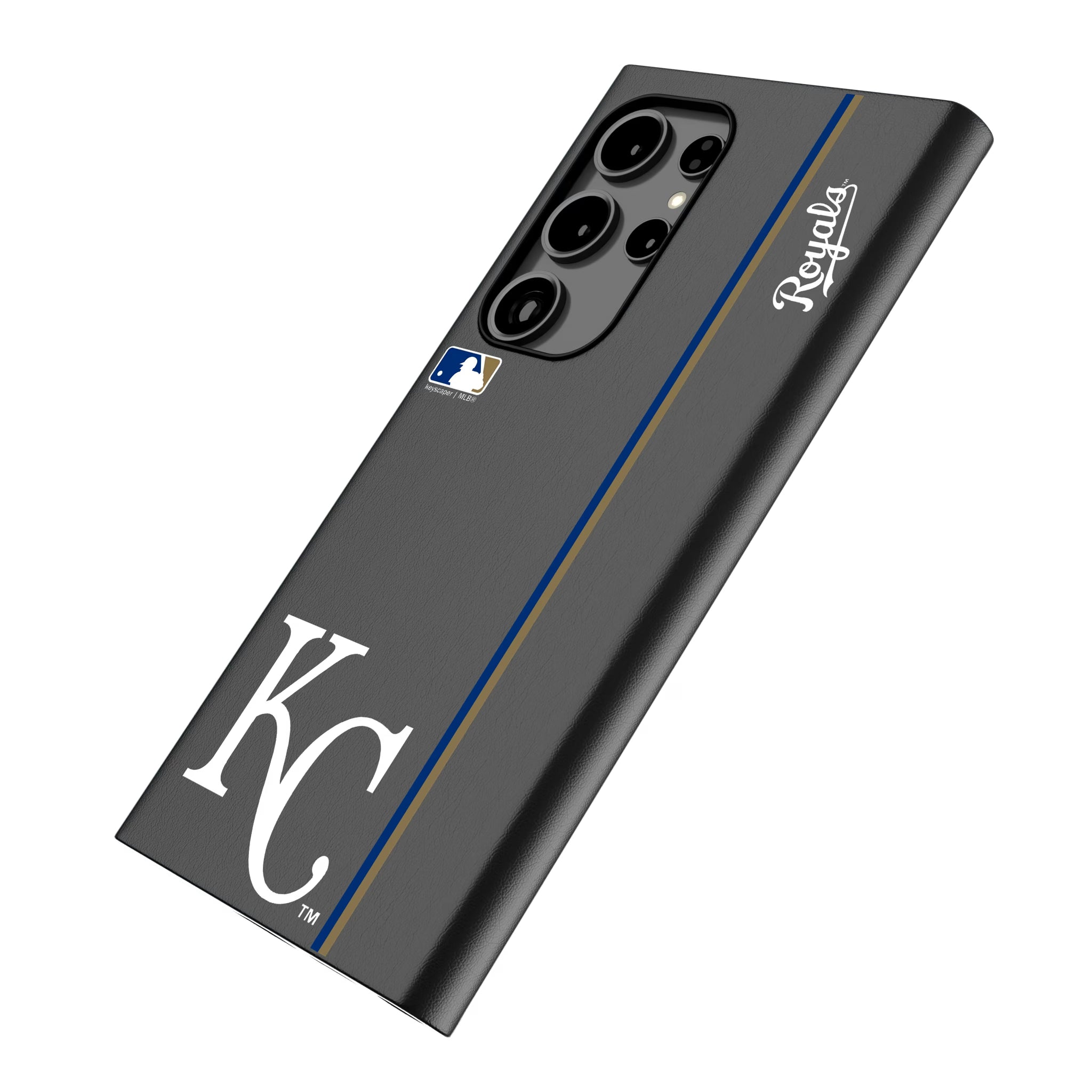 Kansas City Royals Sidebar Galaxy MagSafe Compatible Phone Case for Samsung Galaxy - Isometric View