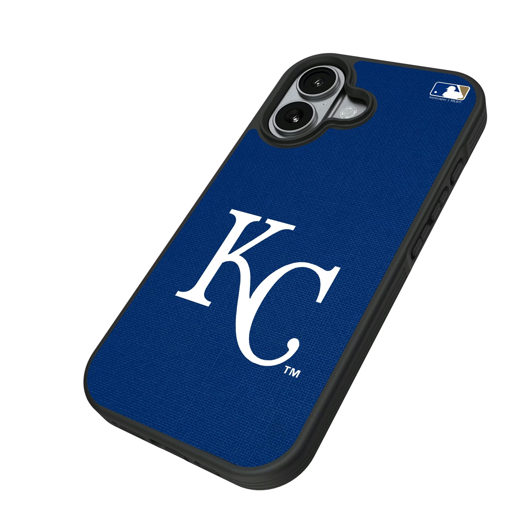 Kansas City Royals Solid iPhone Bump Phone Case for Apple iPhone - Isometric View#Device_iPhone 17