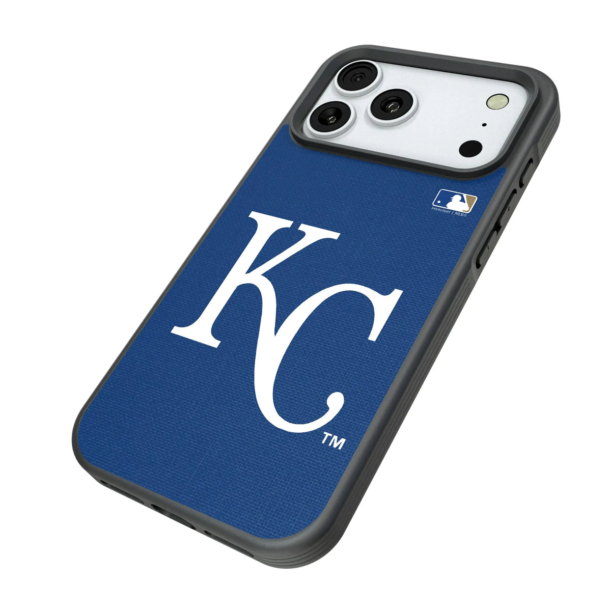 Kansas City Royals Solid iPhone Bump Phone Case for Apple iPhone - Isometric View#Device_iPhone 18 Pro Max