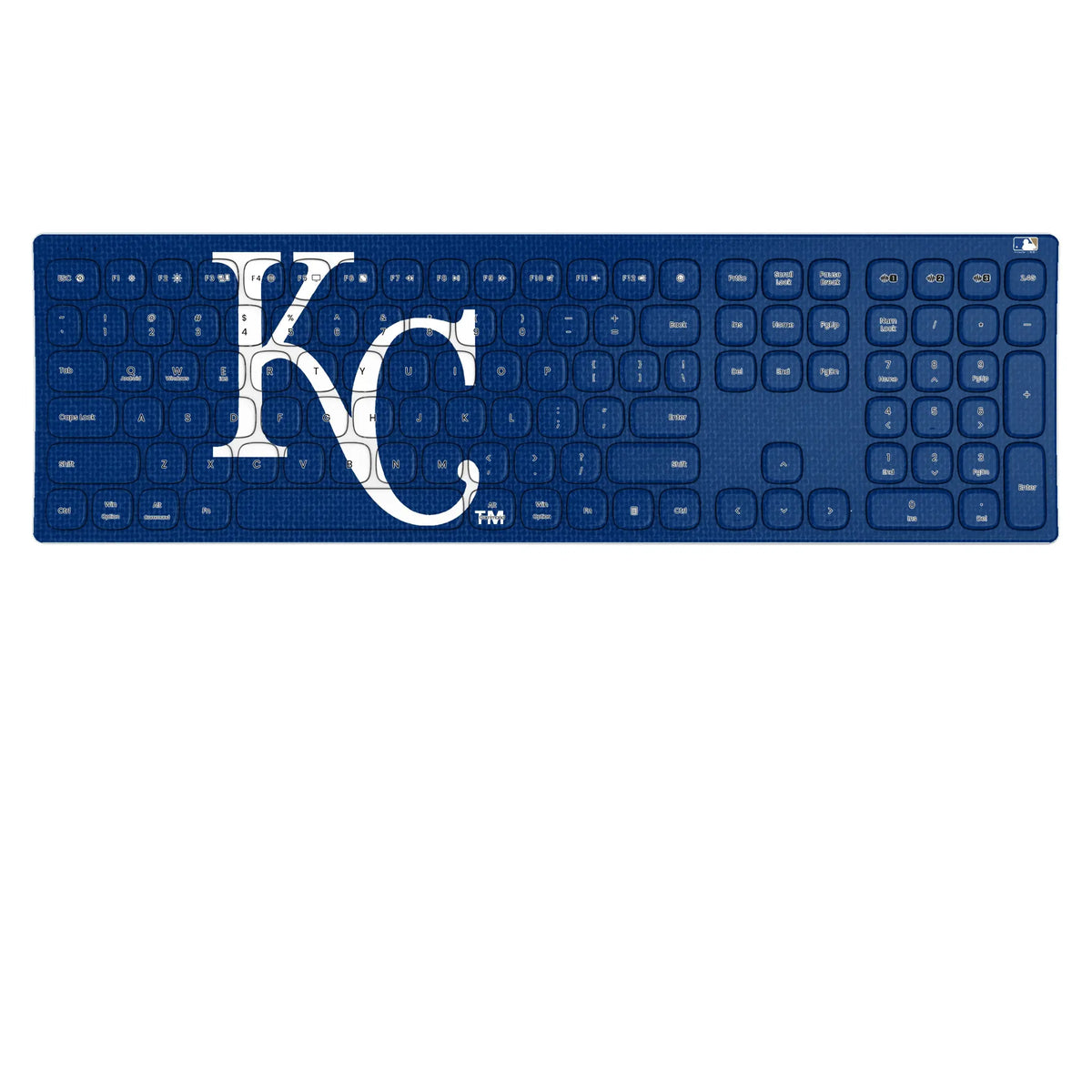 Kansas City Royals Solid KKB605 Curved Wireless Keyboard