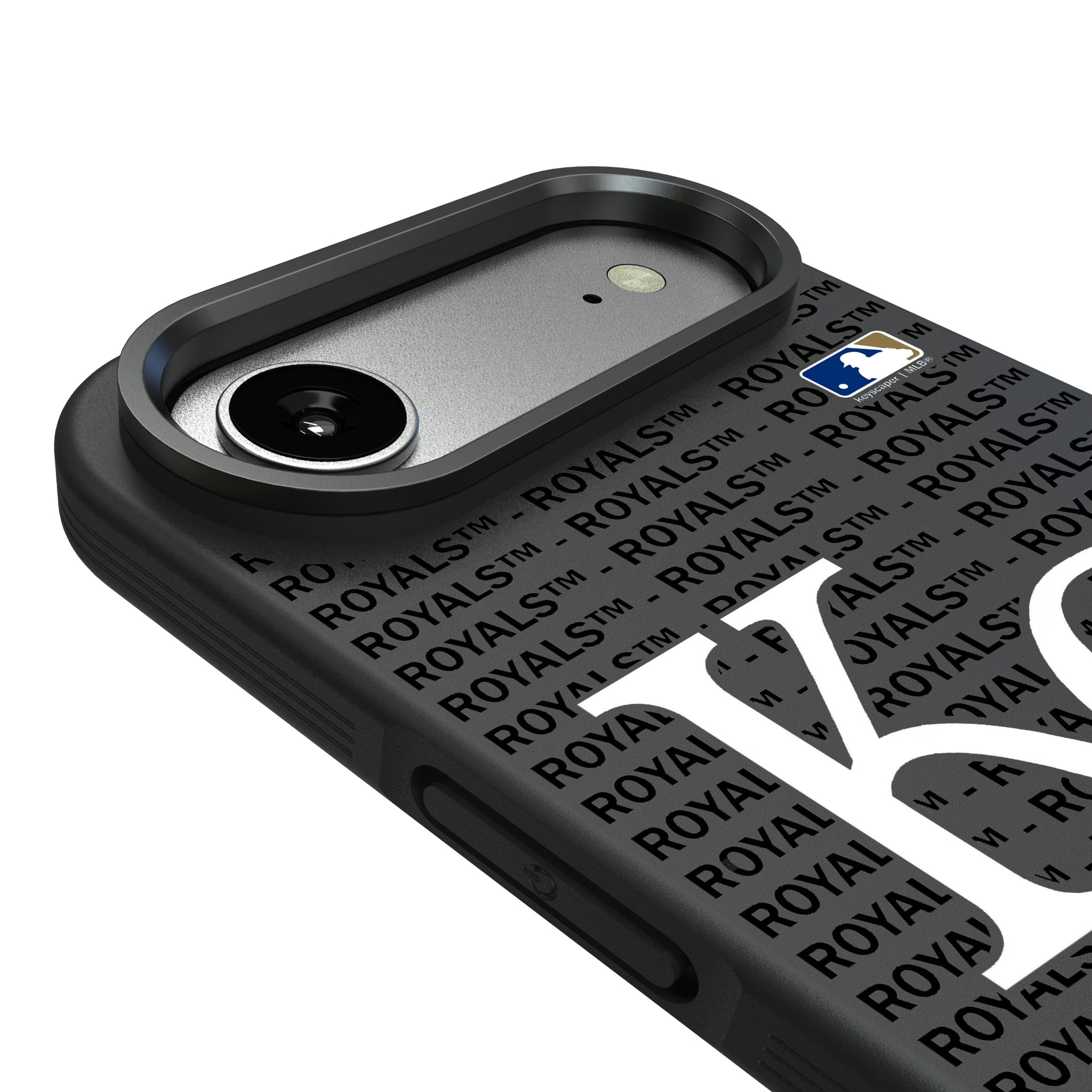 Kansas City Royals Text Backdrop iPhone Bump Phone Case for Apple iPhone - Detail#Device_iPhone Air