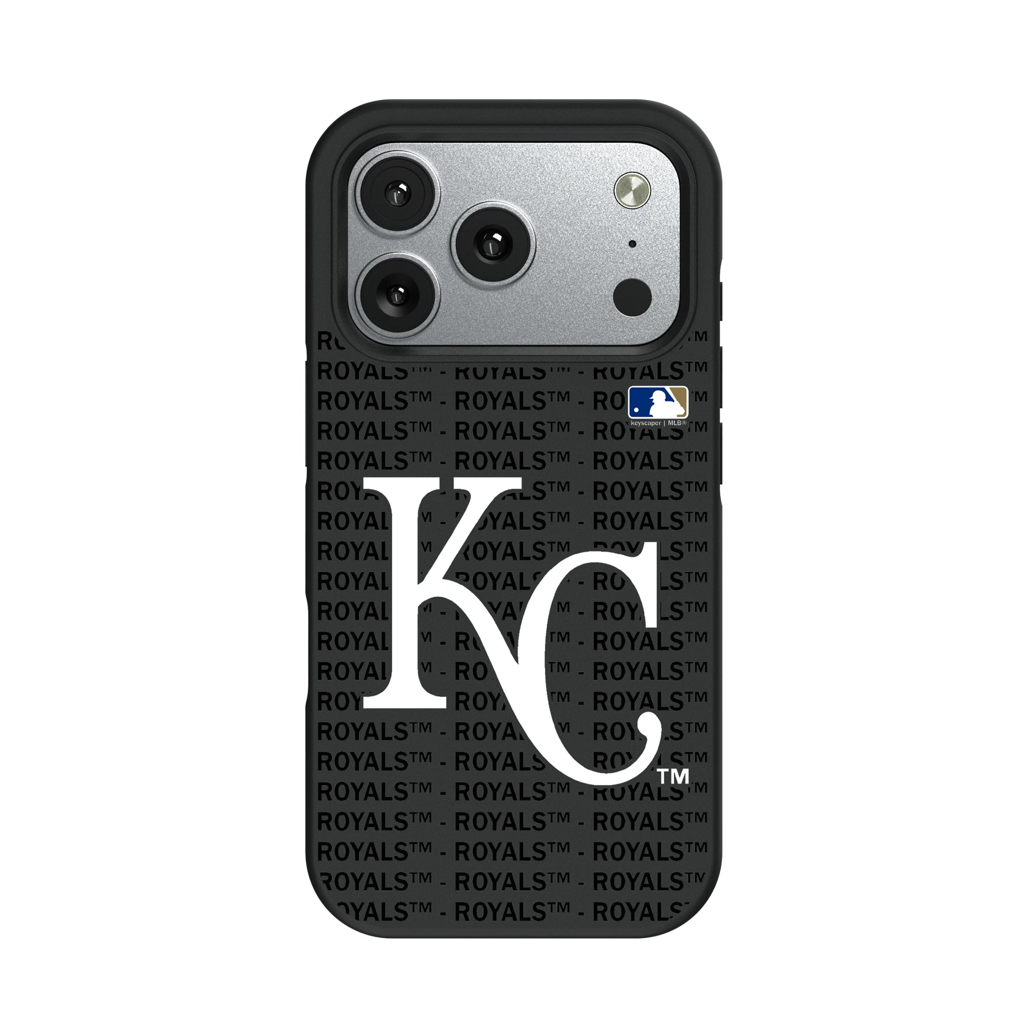 Kansas City Royals Text Backdrop iPhone Bump Phone Case for Apple iPhone#Device_iPhone 17 Pro