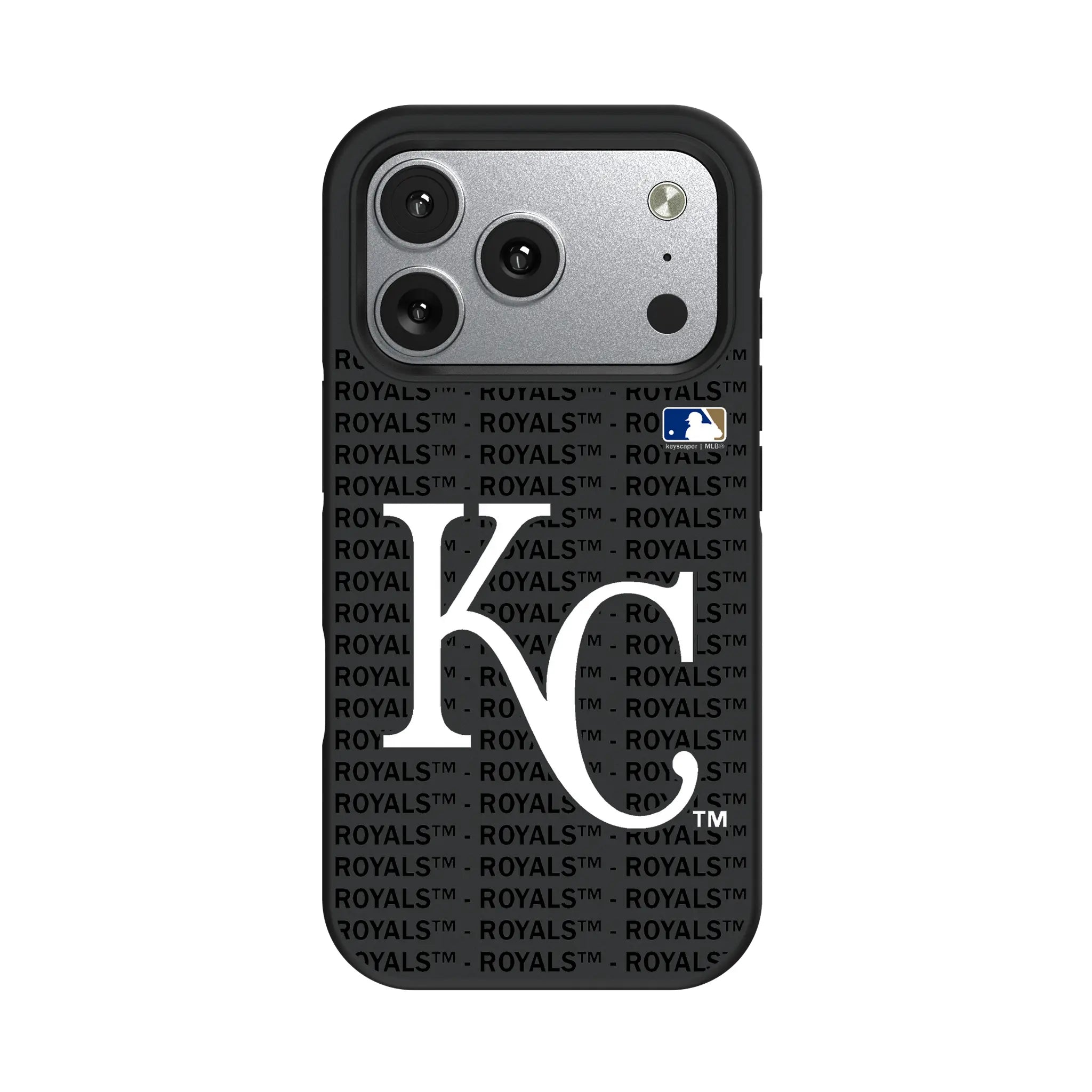 Kansas City Royals Text Backdrop iPhone Bump Phone Case for Apple iPhone#Device_iPhone 17 Pro