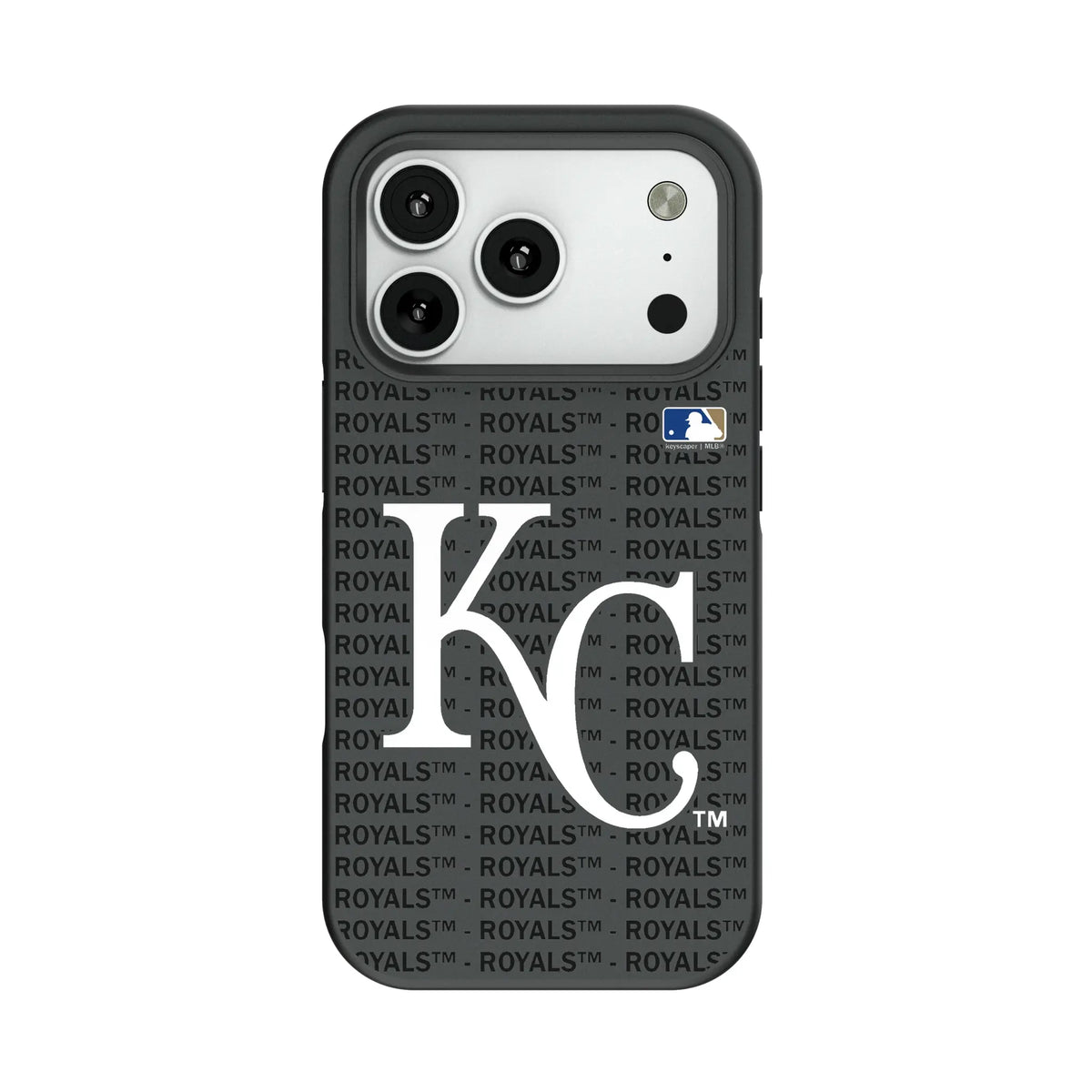 Kansas City Royals Text Backdrop Bump Phone Case for Apple iPhone