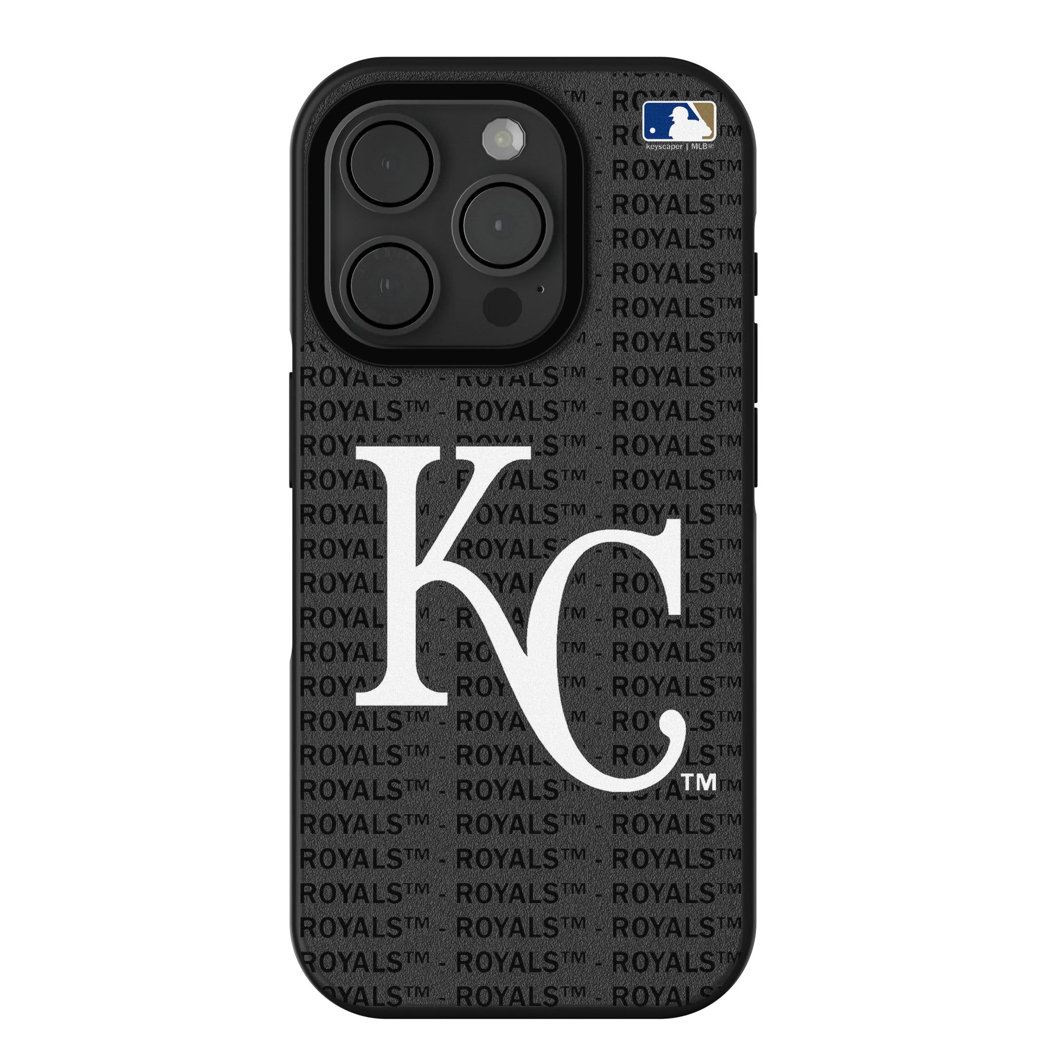 Kansas City Royals Text Backdrop iPhone Bump Phone Case for Apple iPhone