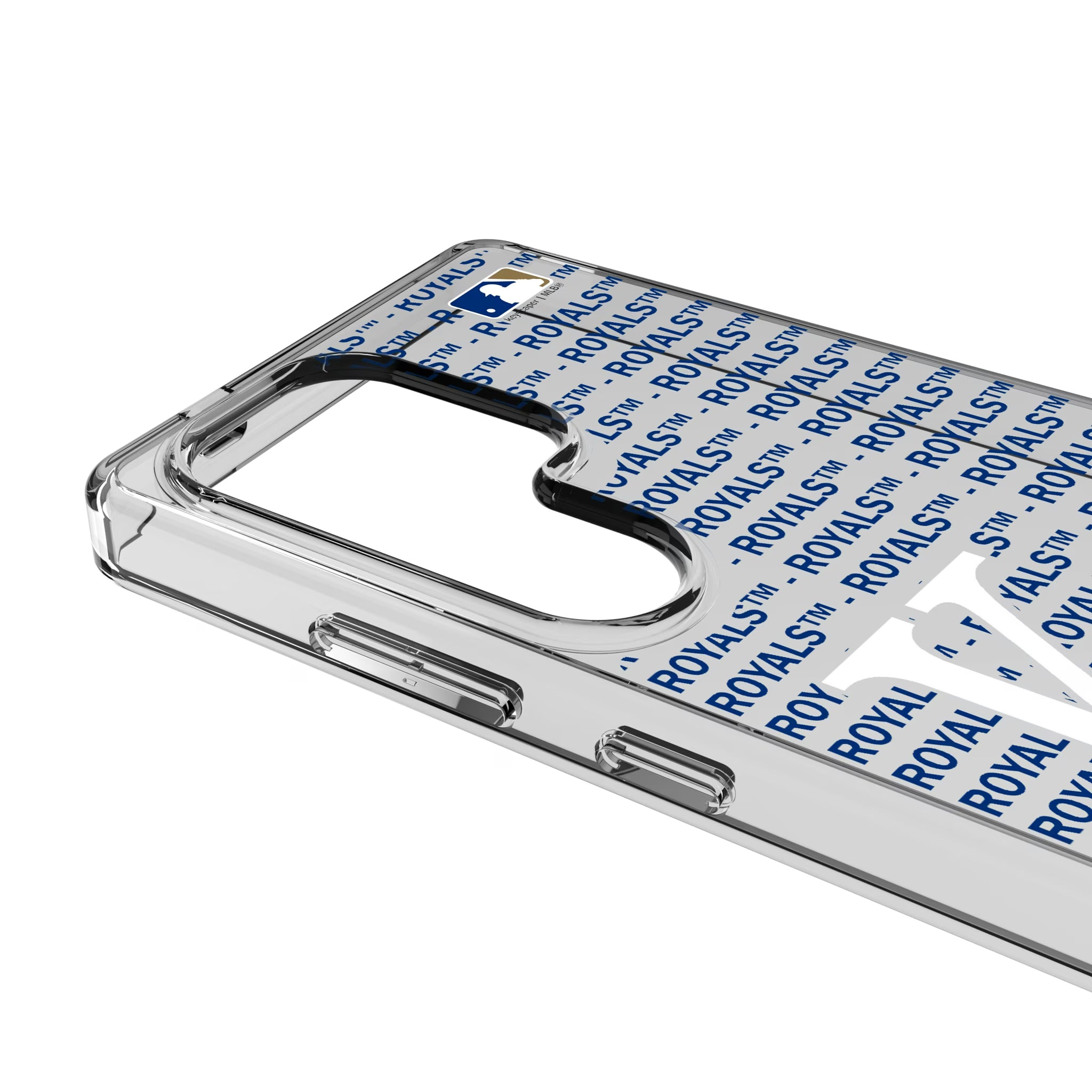 Kansas City Royals Text Backdrop Galaxy Clear Phone Case for Samsung Galaxy - Detail