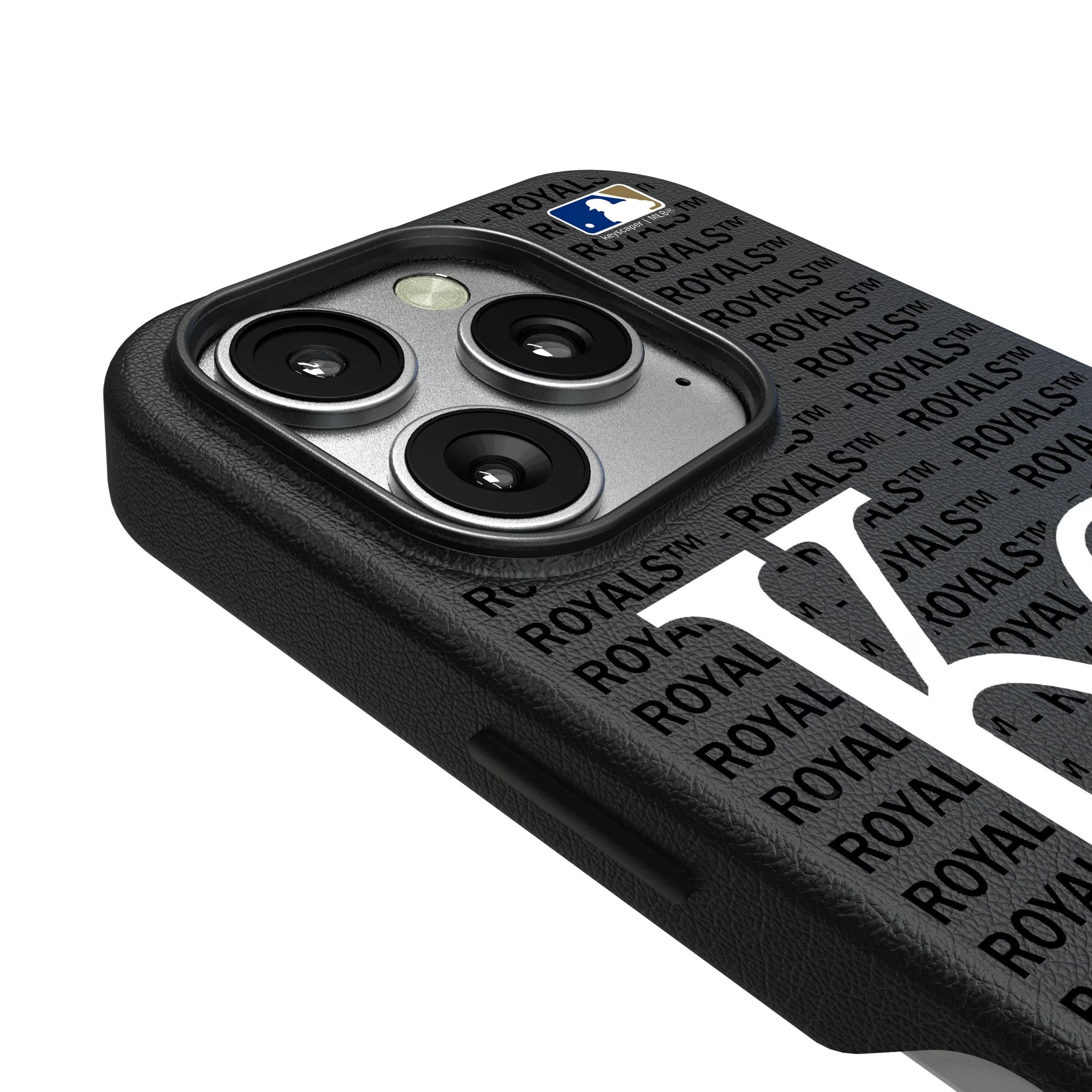 Kansas City Royals Text Backdrop iPhone MagSafe Compatible Phone Case for Apple iPhone - Detail