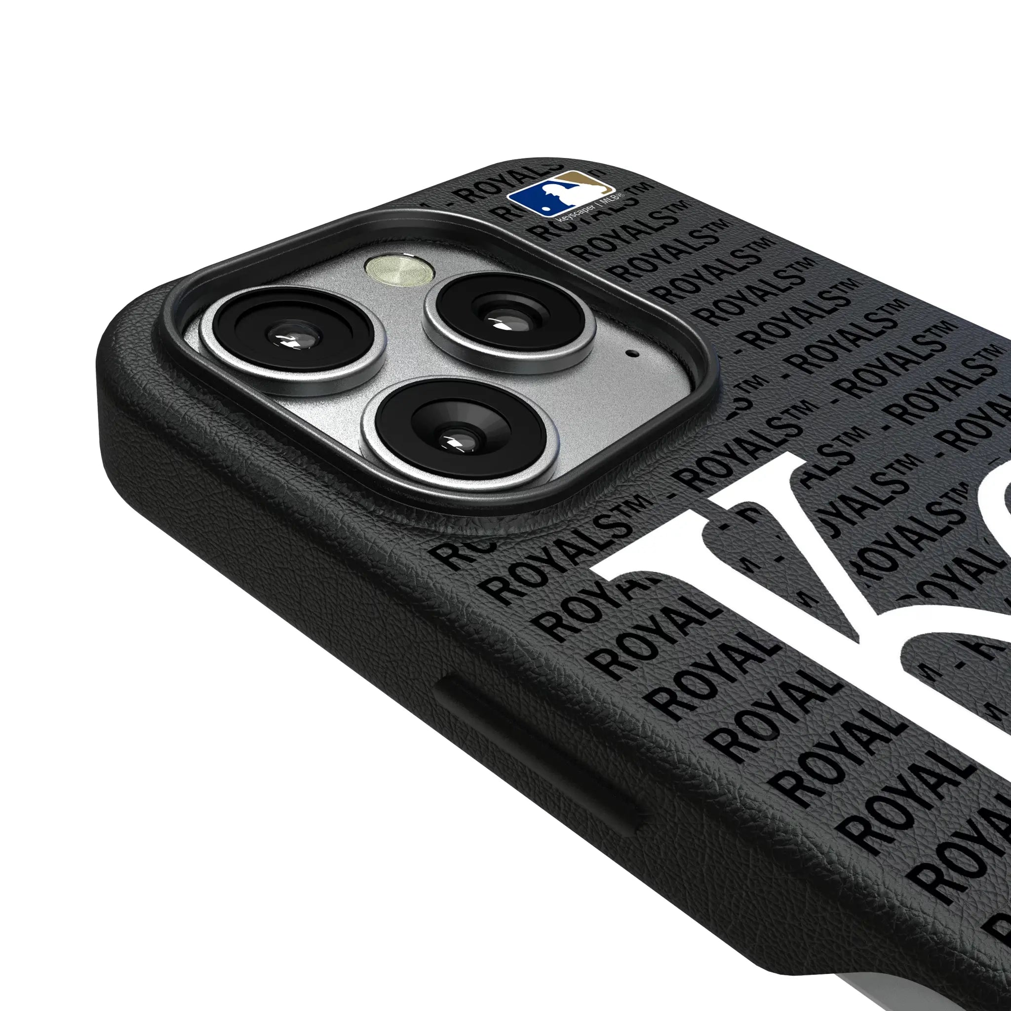 Kansas City Royals Text Backdrop iPhone MagSafe Compatible Phone Case for Apple iPhone - Detail