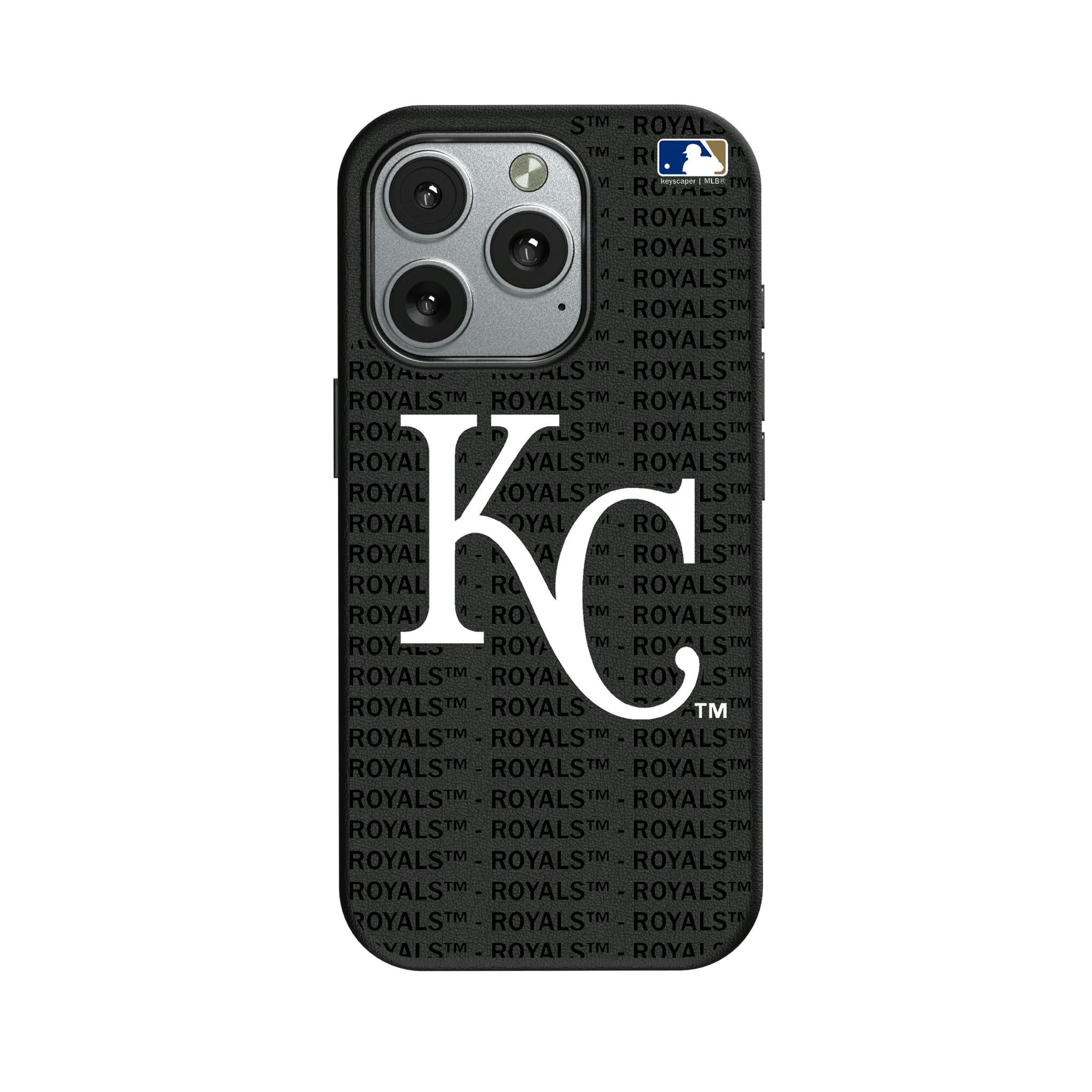 Kansas City Royals Text Backdrop iPhone MagSafe Compatible Phone Case for Apple iPhone