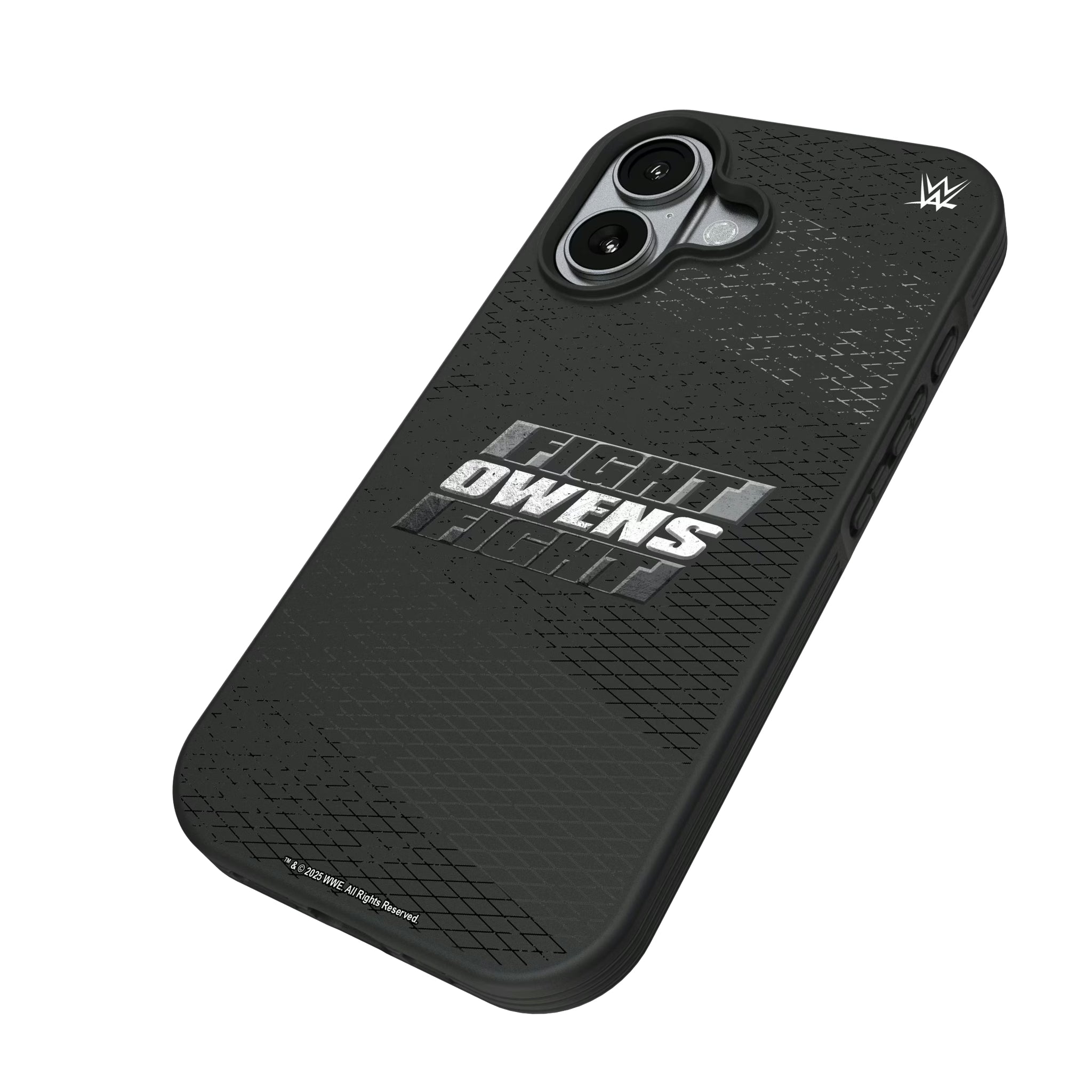 Kevin Owens Steel iPhone Bump Phone Case for Apple iPhone - Isometric View#Device_iPhone 17