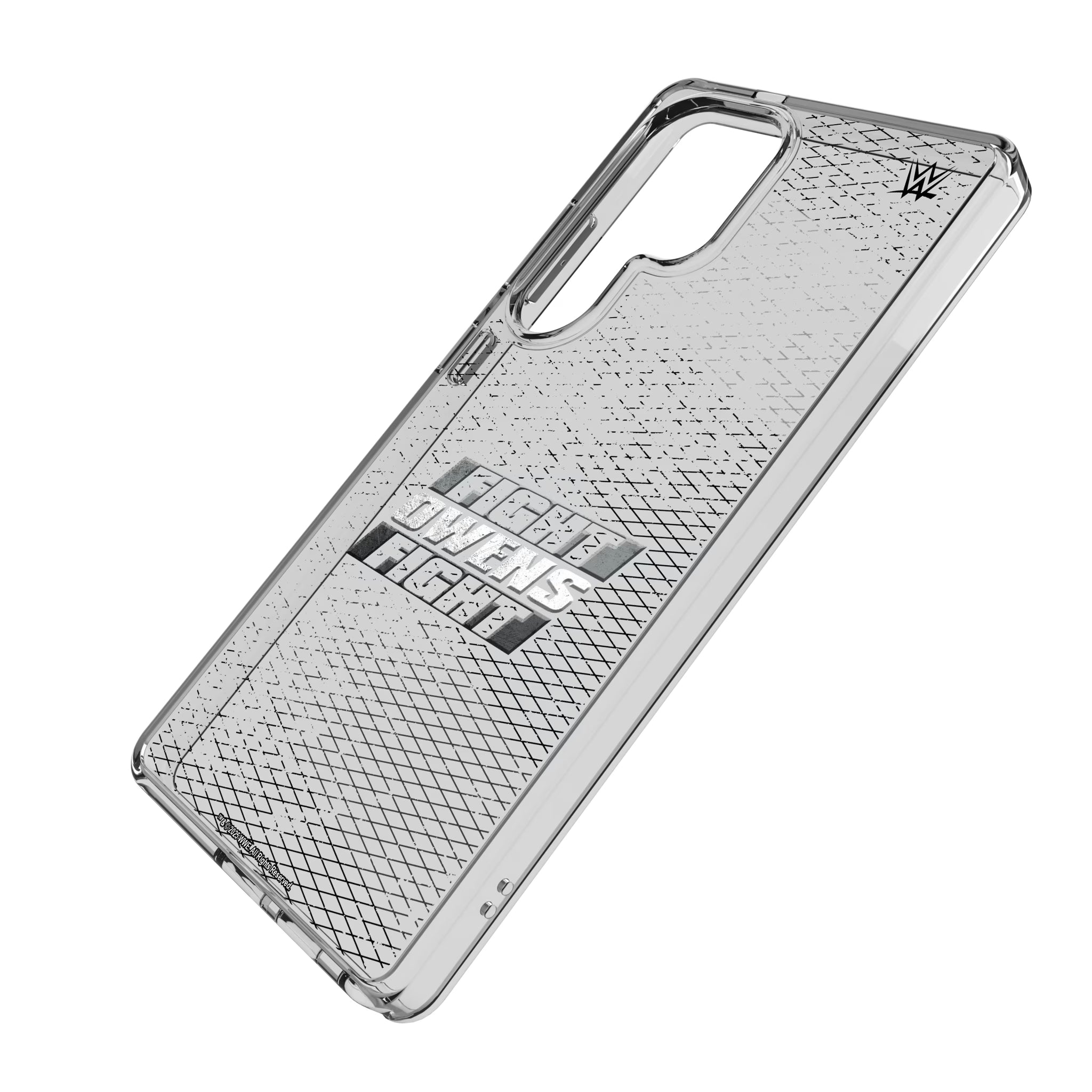 Kevin Owens Steel Galaxy Clear Phone Case for Samsung Galaxy - Isometric View