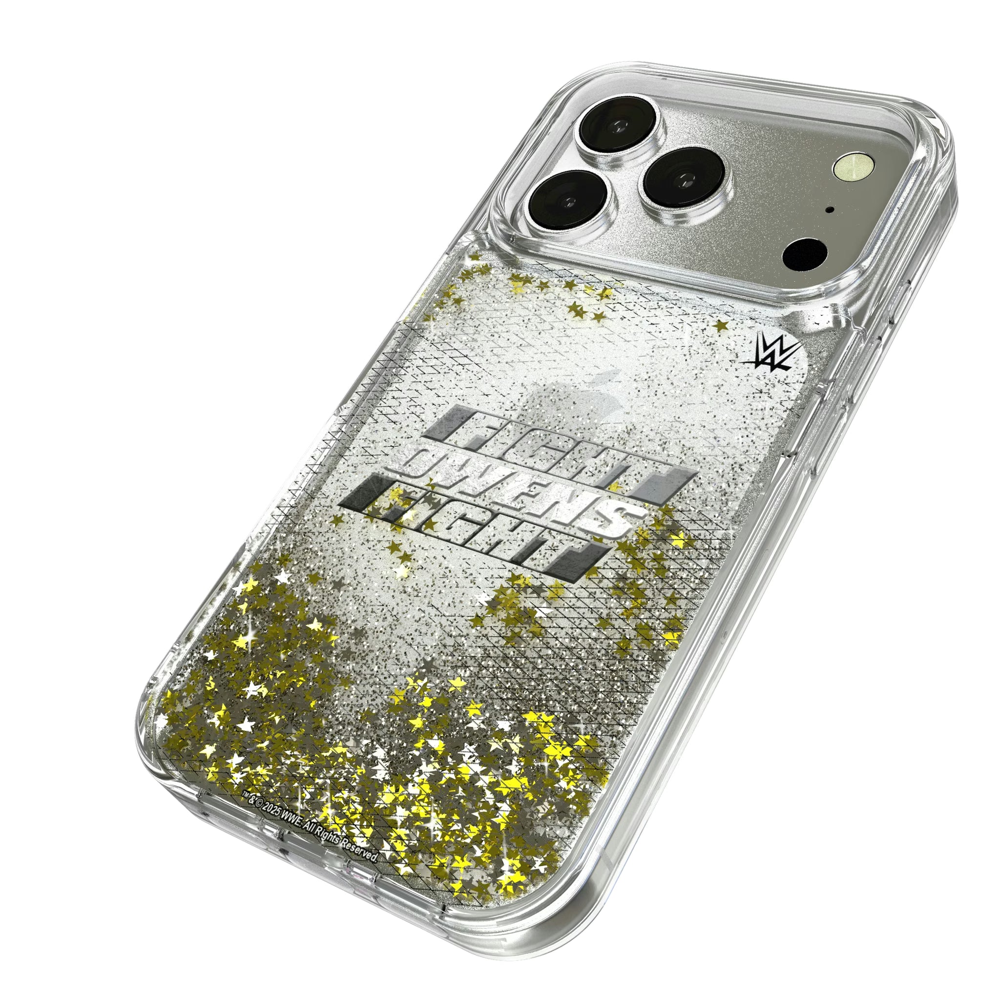 Kevin Owens Steel iPhone Glitter Phone Case for Apple iPhone - Isometric View