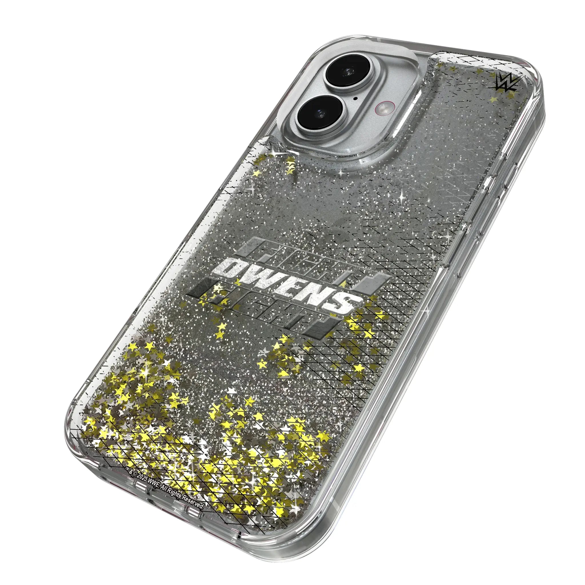 Kevin Owens Steel iPhone Glitter Phone Case for Apple iPhone - Isometric View