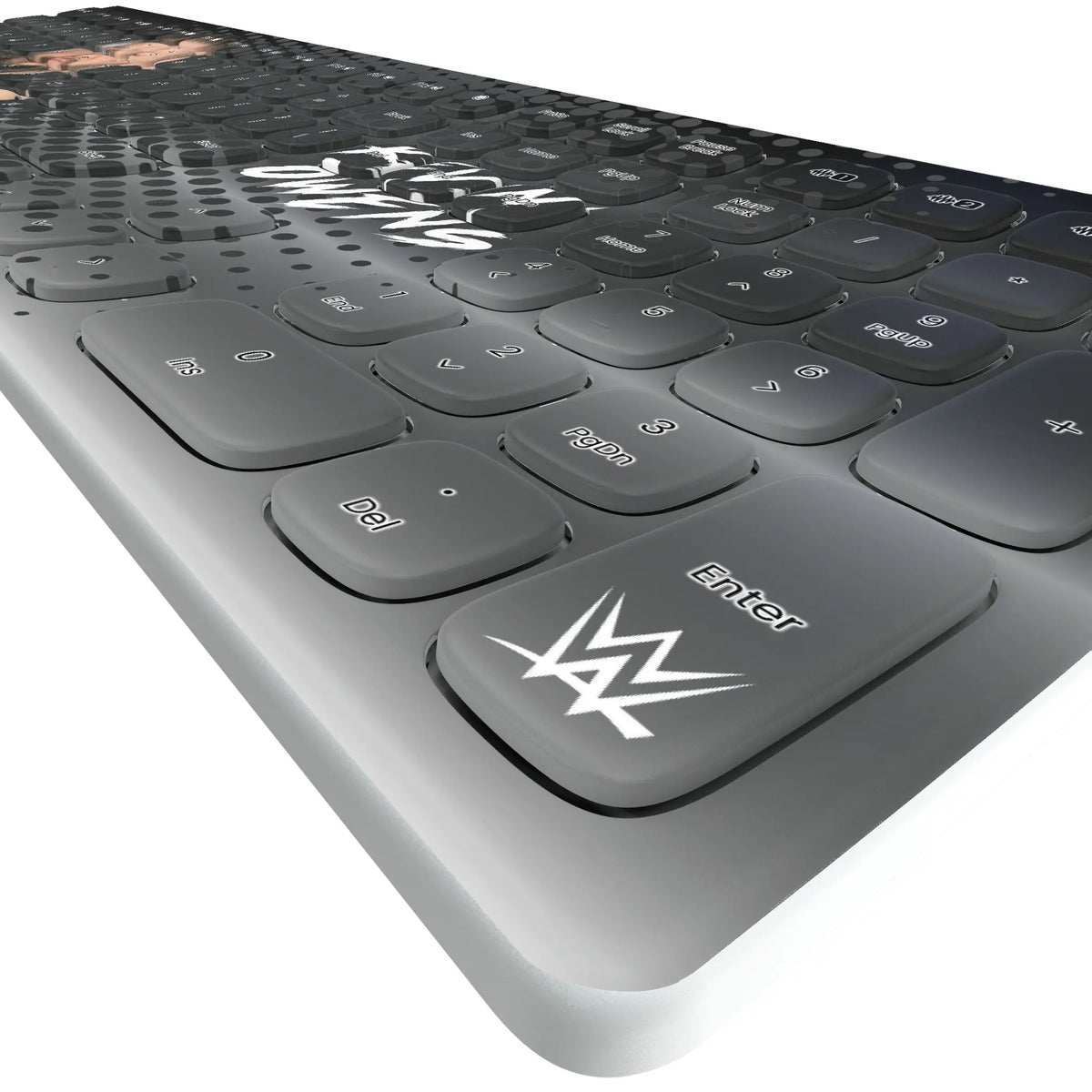 Kevin Owens Superstar KKB605 Curved Wireless Keyboard - Detail