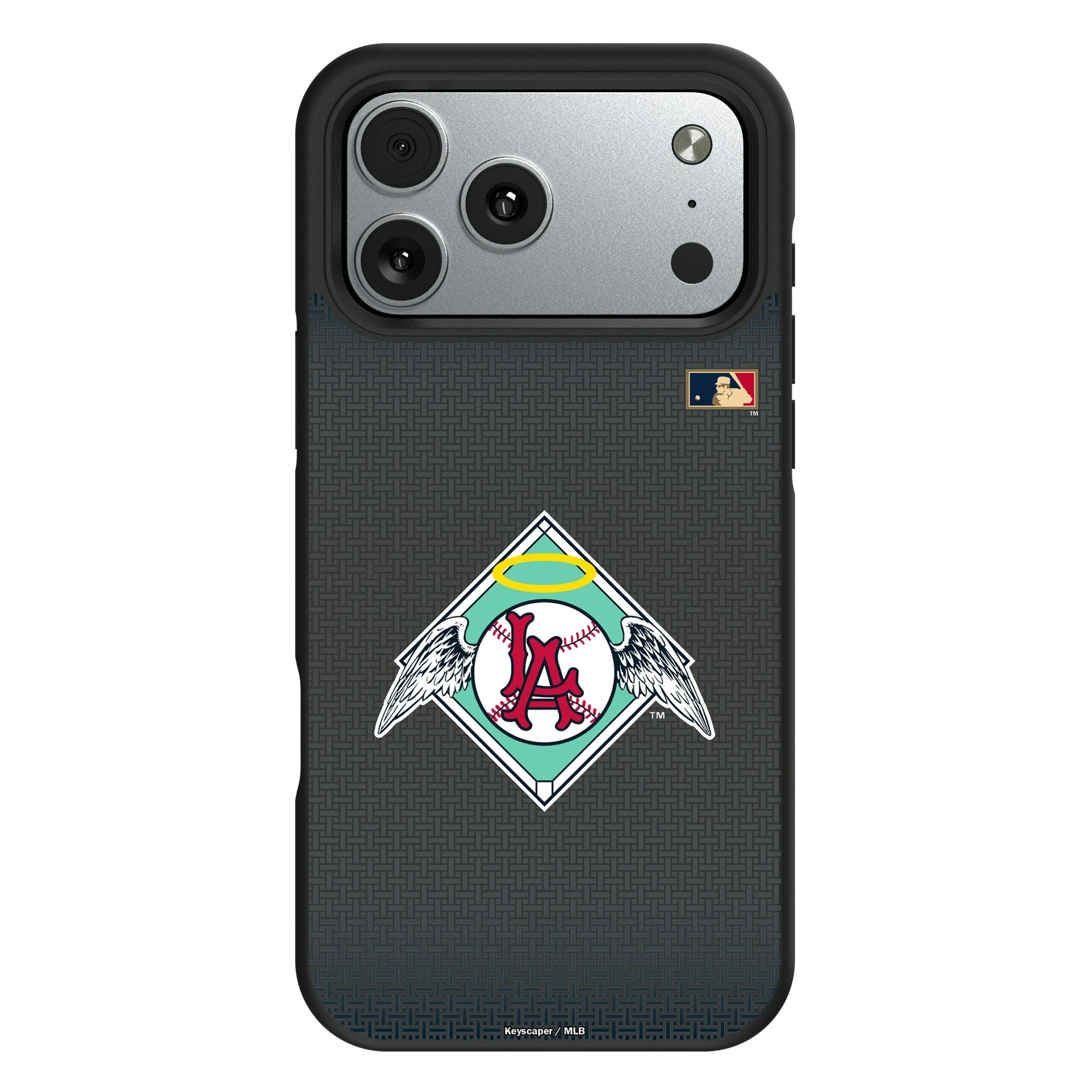 LA Angels 1961-1965 - Cooperstown Collection Linen iPhone Bump Phone Case for Apple iPhone#Device_iPhone 17 Pro Max