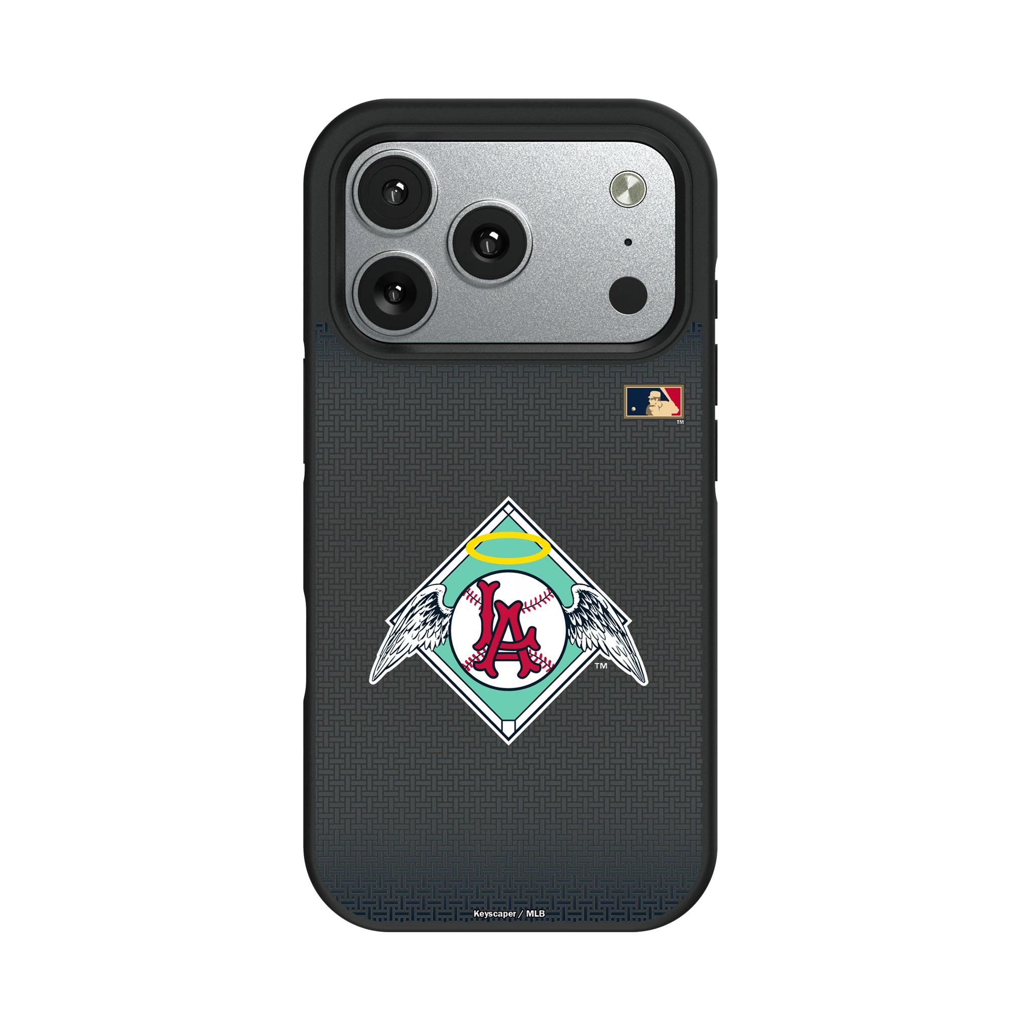 LA Angels 1961-1965 - Cooperstown Collection Linen iPhone Bump Phone Case for Apple iPhone#Device_iPhone 17 Pro