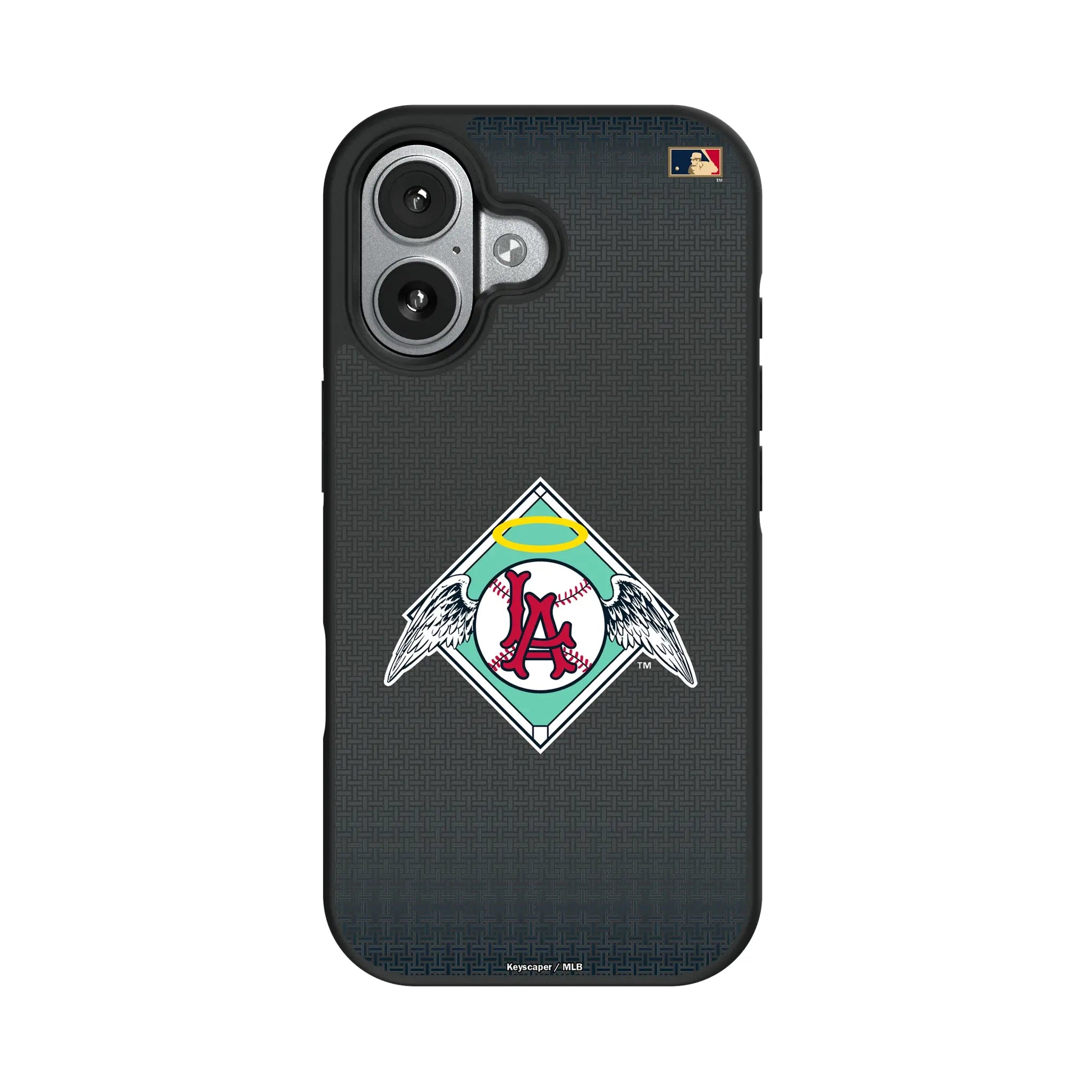 LA Angels 1961-1965 - Cooperstown Collection Linen iPhone Bump Phone Case for Apple iPhone#Device_iPhone 17