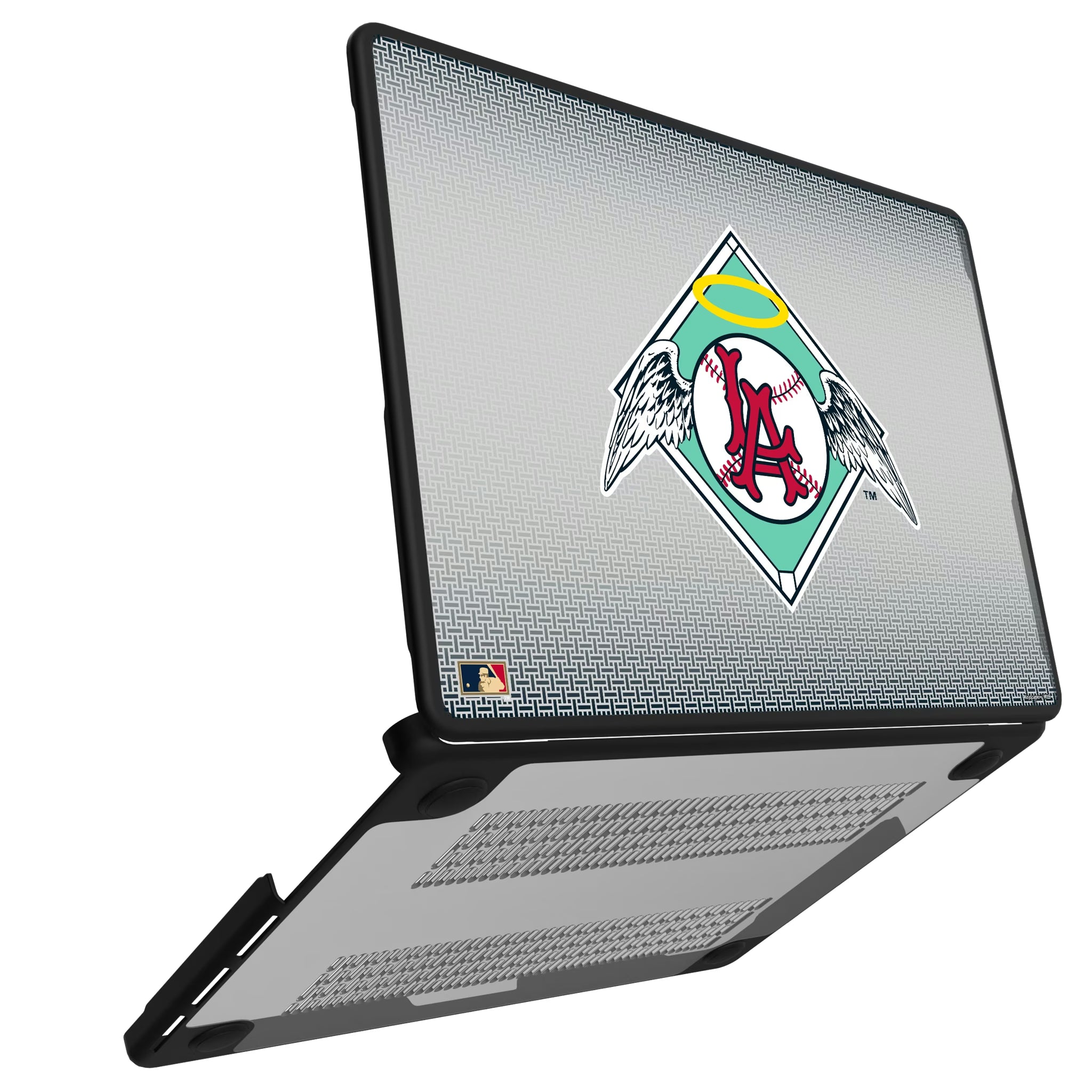 LA Angels 1961-1965 - Cooperstown Collection Linen MacBook Laptop Case for Apple MacBook#Device_MacBook Pro (14-inch, 2021) / MacBook Pro (14-inch, 2023) / MacBook Pro (14-inch, 2024)