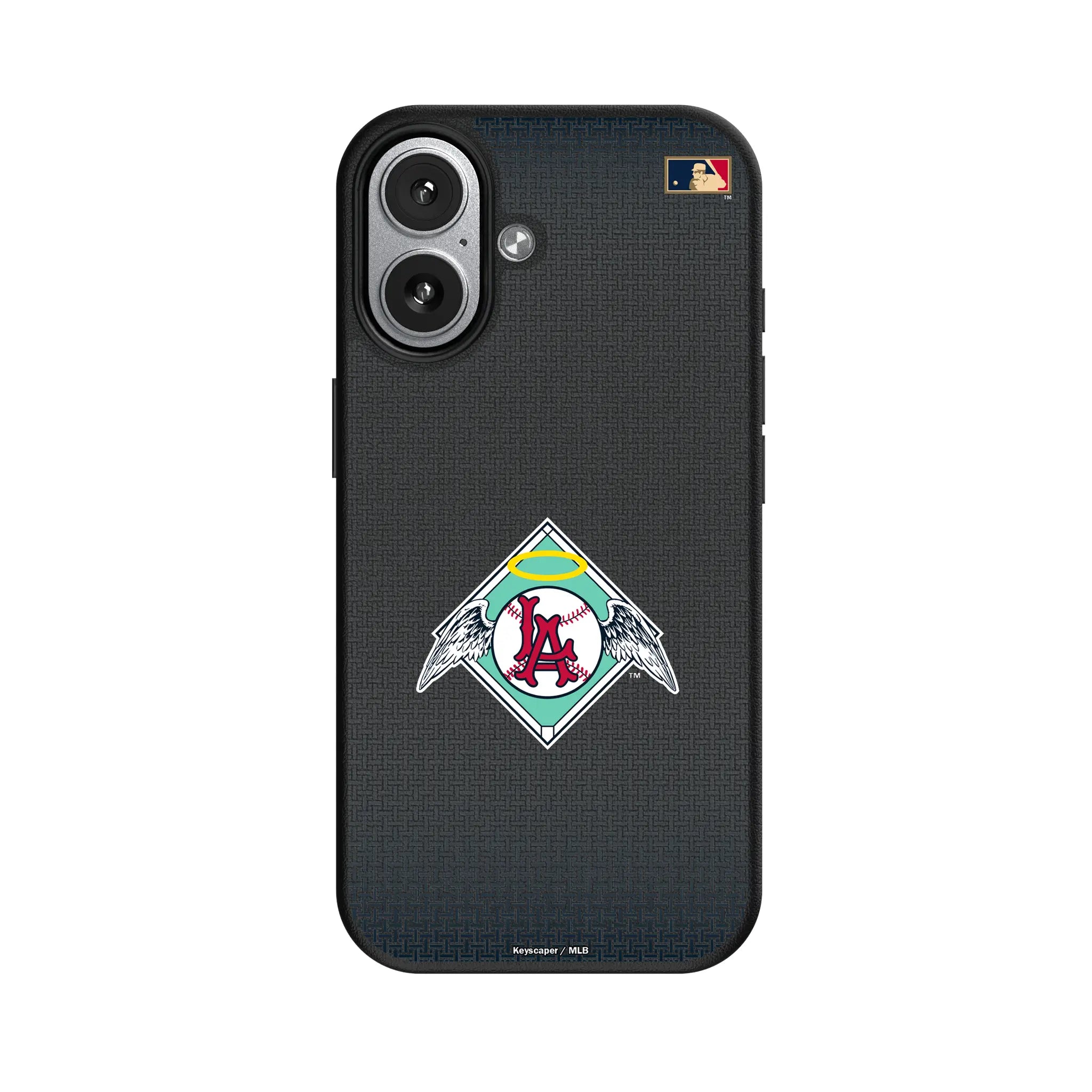 LA Angels 1961-1965 - Cooperstown Collection Linen iPhone MagSafe Compatible Phone Case for Apple iPhone#Device_iPhone 17