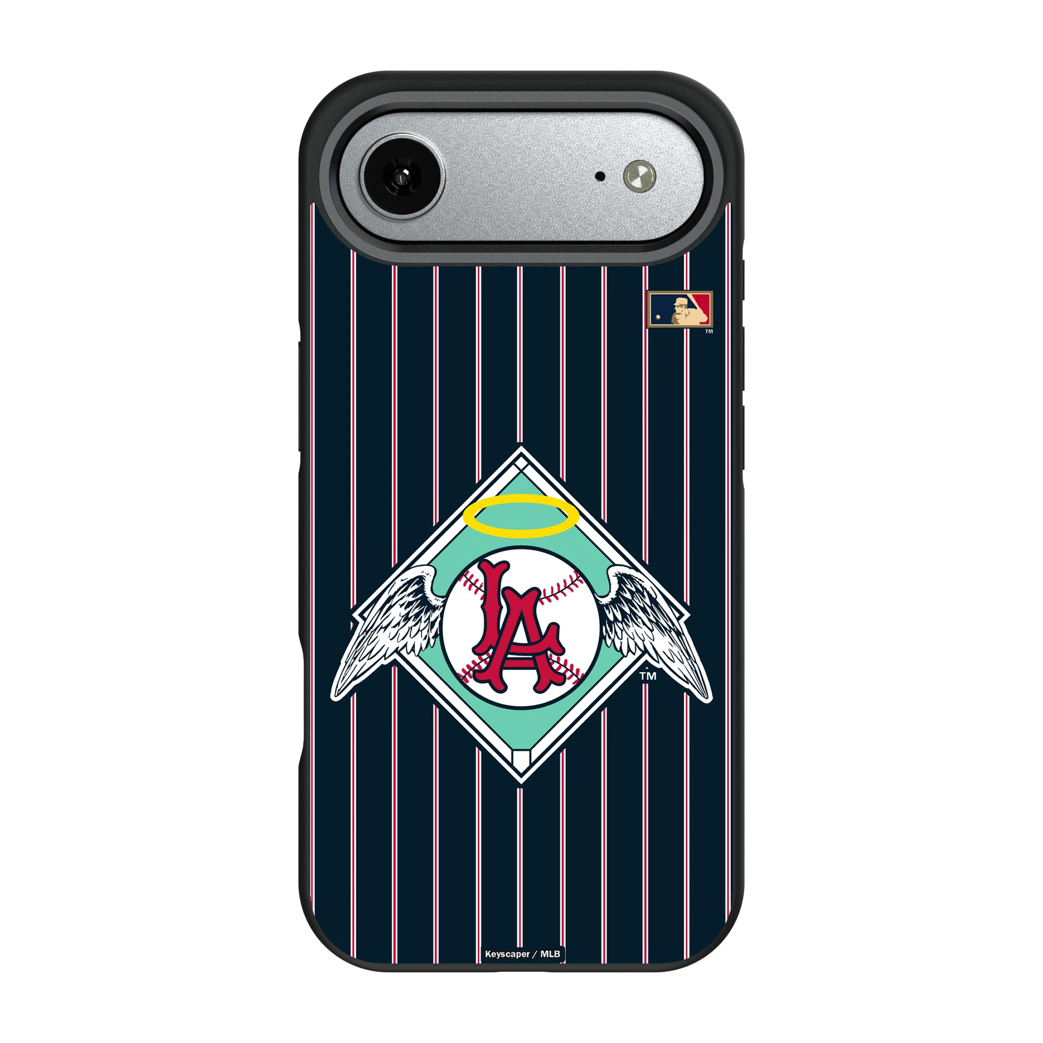 LA Angels 1961-1965 - Cooperstown Collection Pinstripe iPhone Bump Phone Case for Apple iPhone#Device_iPhone Air