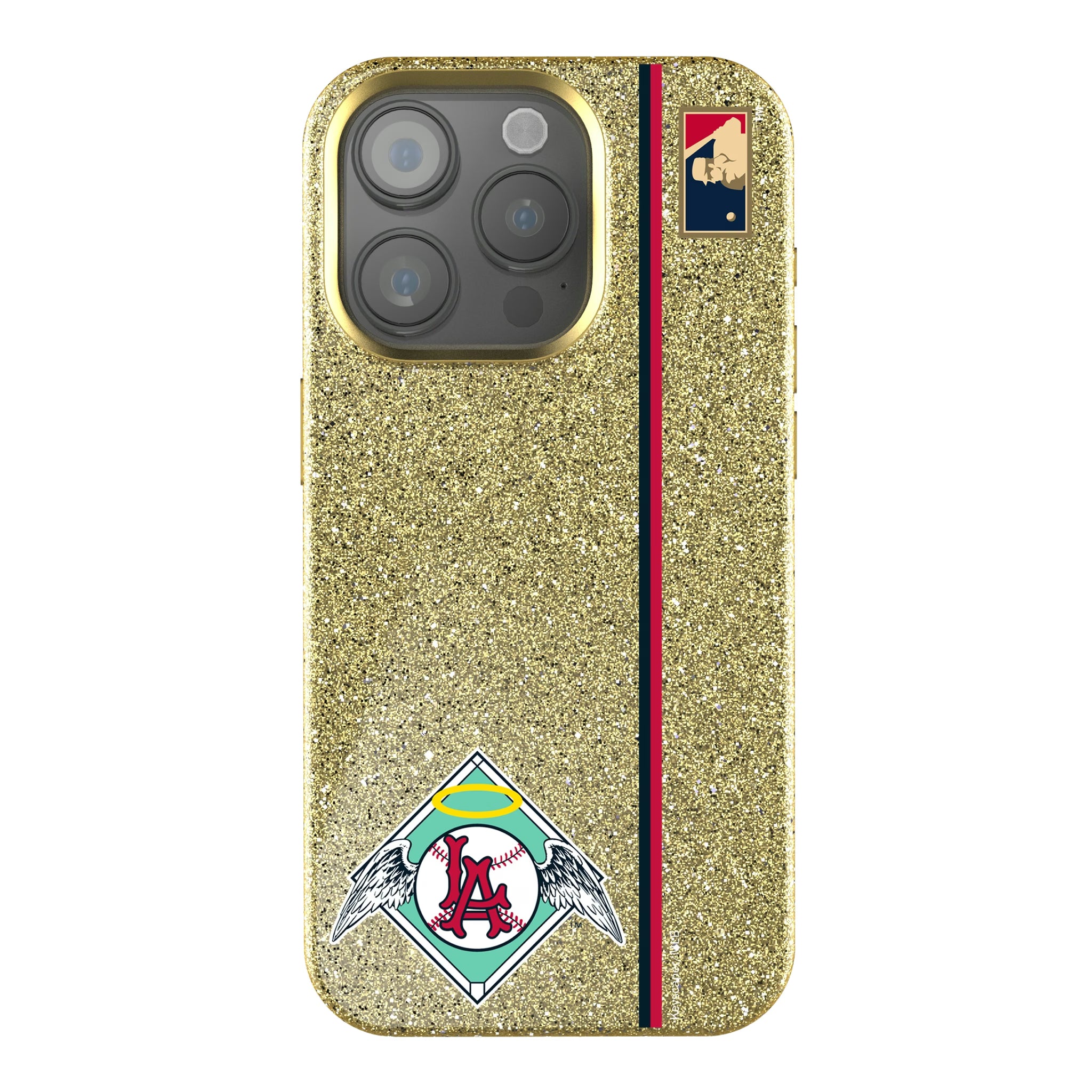 LA Angels 1961-1965 - Cooperstown Collection Sidebar iPhone Bling Phone Case for Apple iPhone