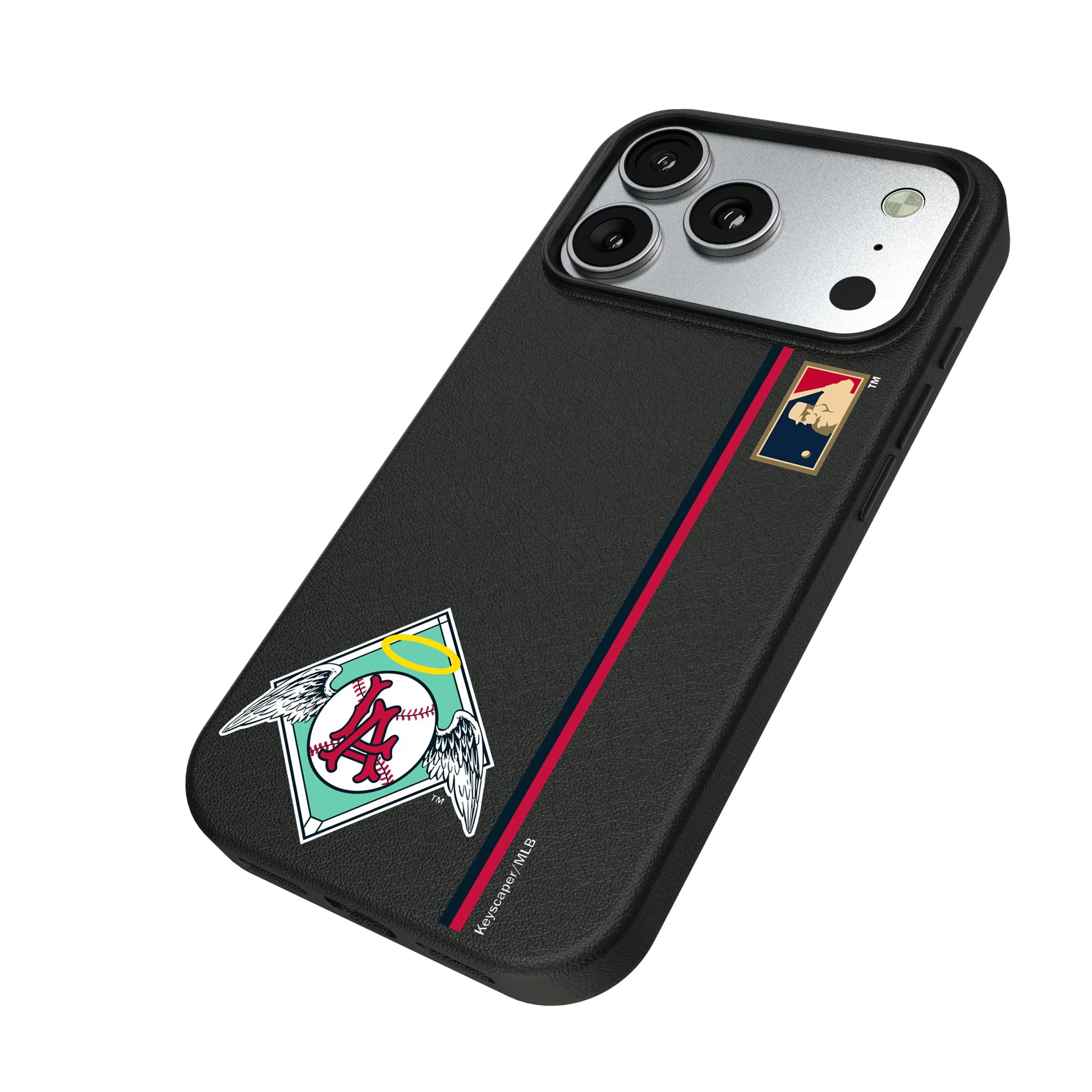 LA Angels 1961-1965 - Cooperstown Collection Sidebar iPhone MagSafe Compatible Phone Case for Apple iPhone - Isometric View#Device_iPhone 17 Pro