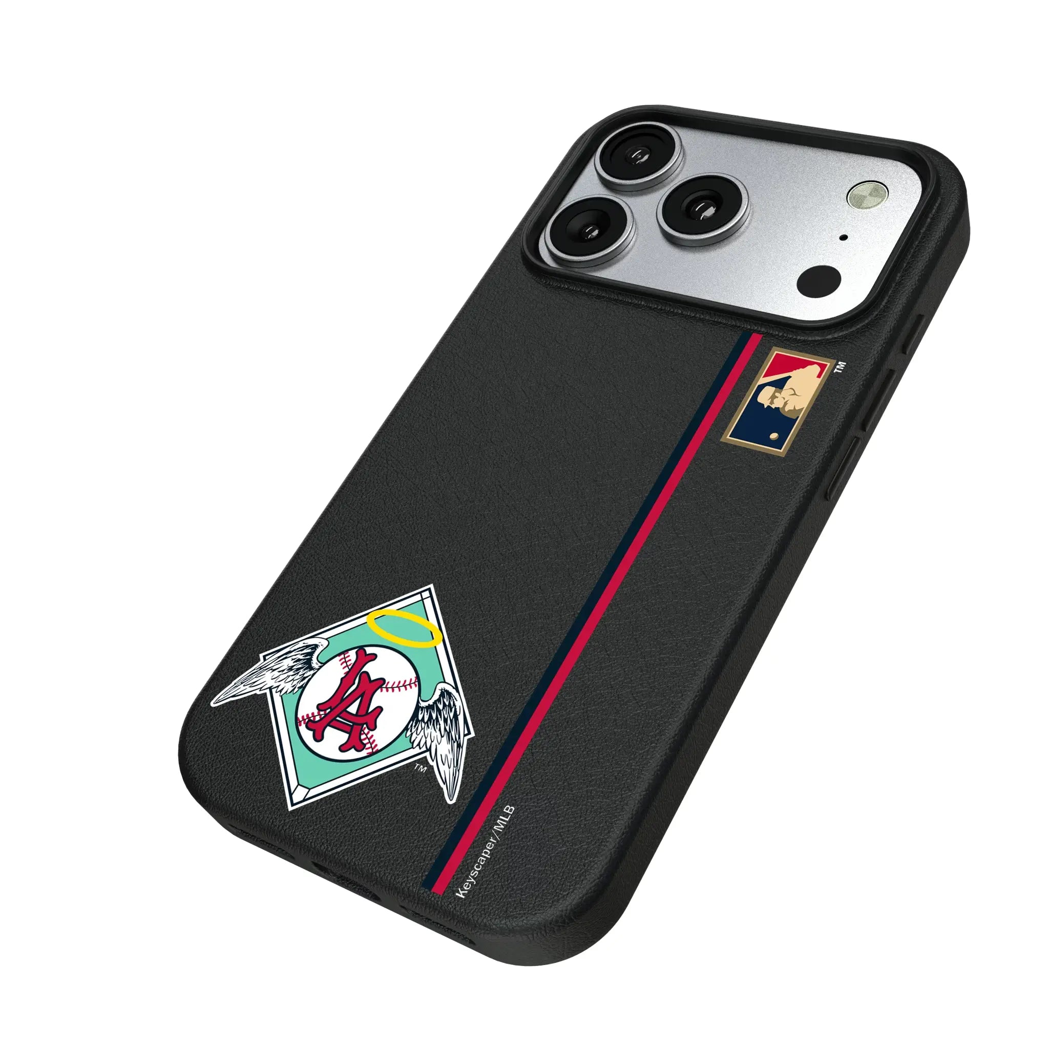 LA Angels 1961-1965 - Cooperstown Collection Sidebar iPhone MagSafe Compatible Phone Case for Apple iPhone - Isometric View#Device_iPhone 17 Pro