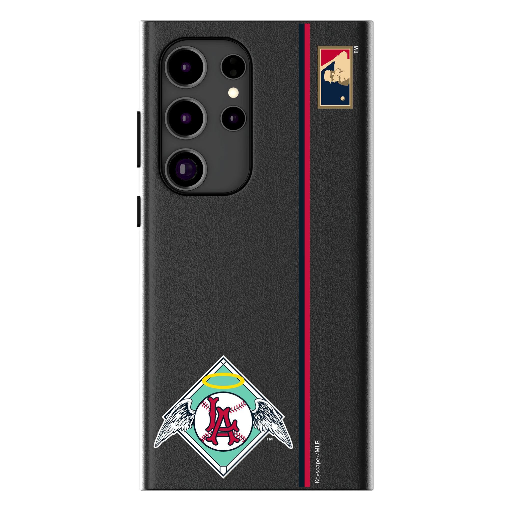 LA Angels 1961-1965 - Cooperstown Collection Sidebar Galaxy MagSafe Compatible Phone Case for Samsung Galaxy