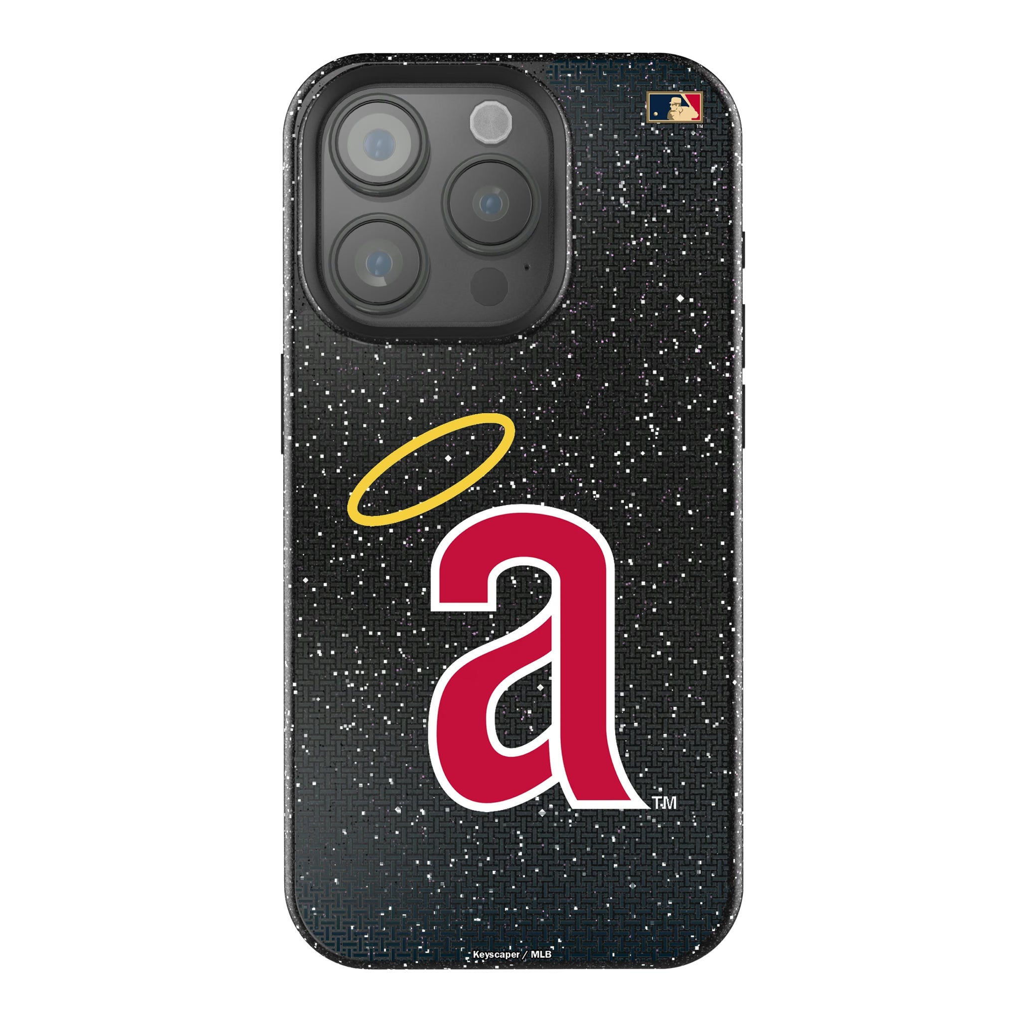LA Angels 1971 - Cooperstown Collection Linen iPhone Bling Phone Case for Apple iPhone