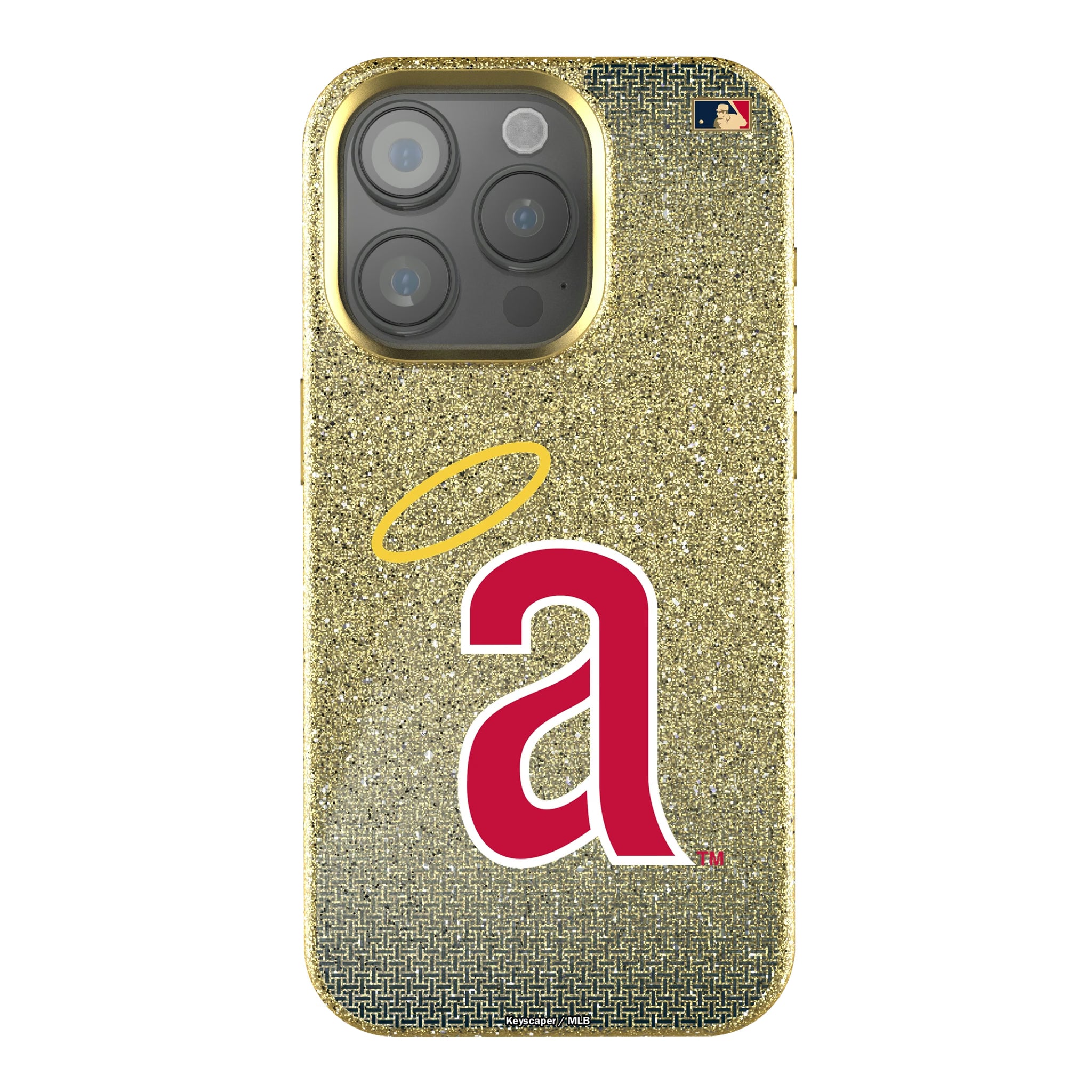 LA Angels 1971 - Cooperstown Collection Linen iPhone Bling Phone Case for Apple iPhone
