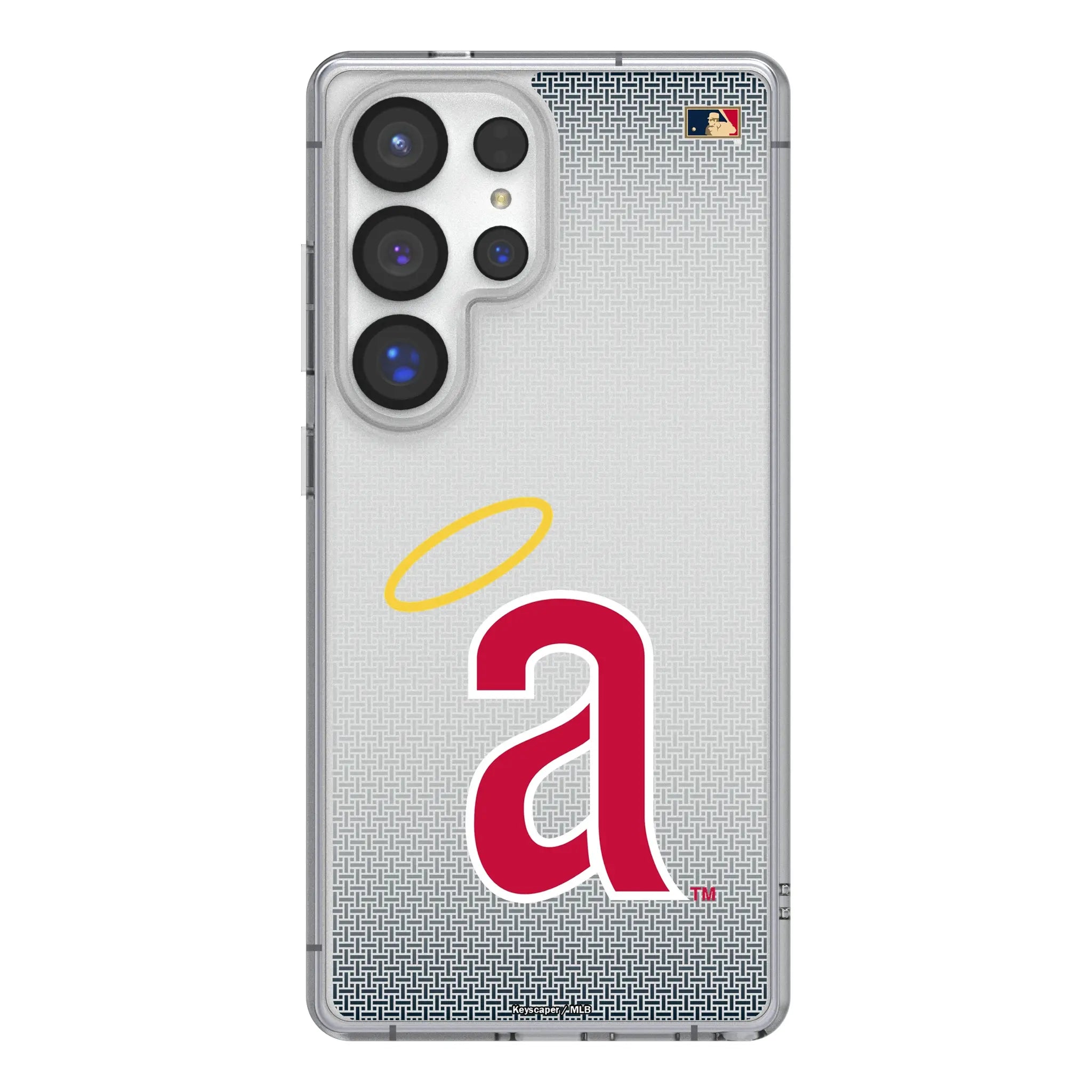 LA Angels 1971 - Cooperstown Collection Linen Galaxy Clear Phone Case for Samsung Galaxy#Device_Galaxy S25 Ultra