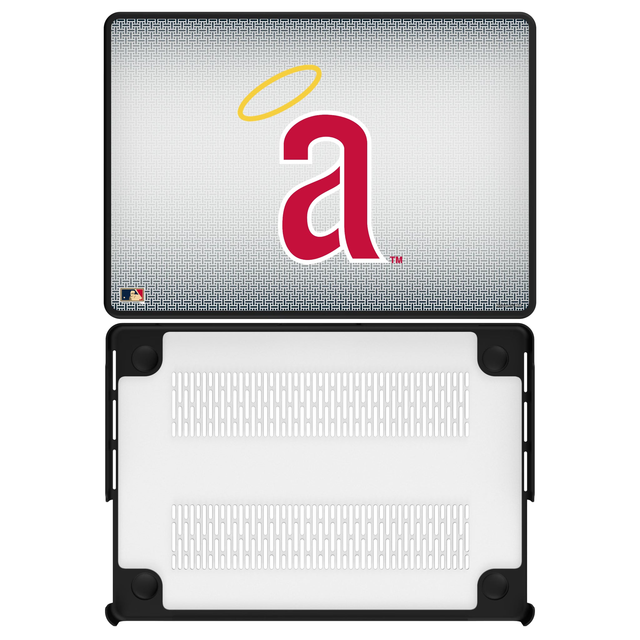 LA Angels 1971 - Cooperstown Collection Linen MacBook Laptop Case for Apple MacBook#Device_MacBook Pro (14-inch, 2021) / MacBook Pro (14-inch, 2023) / MacBook Pro (14-inch, 2024)