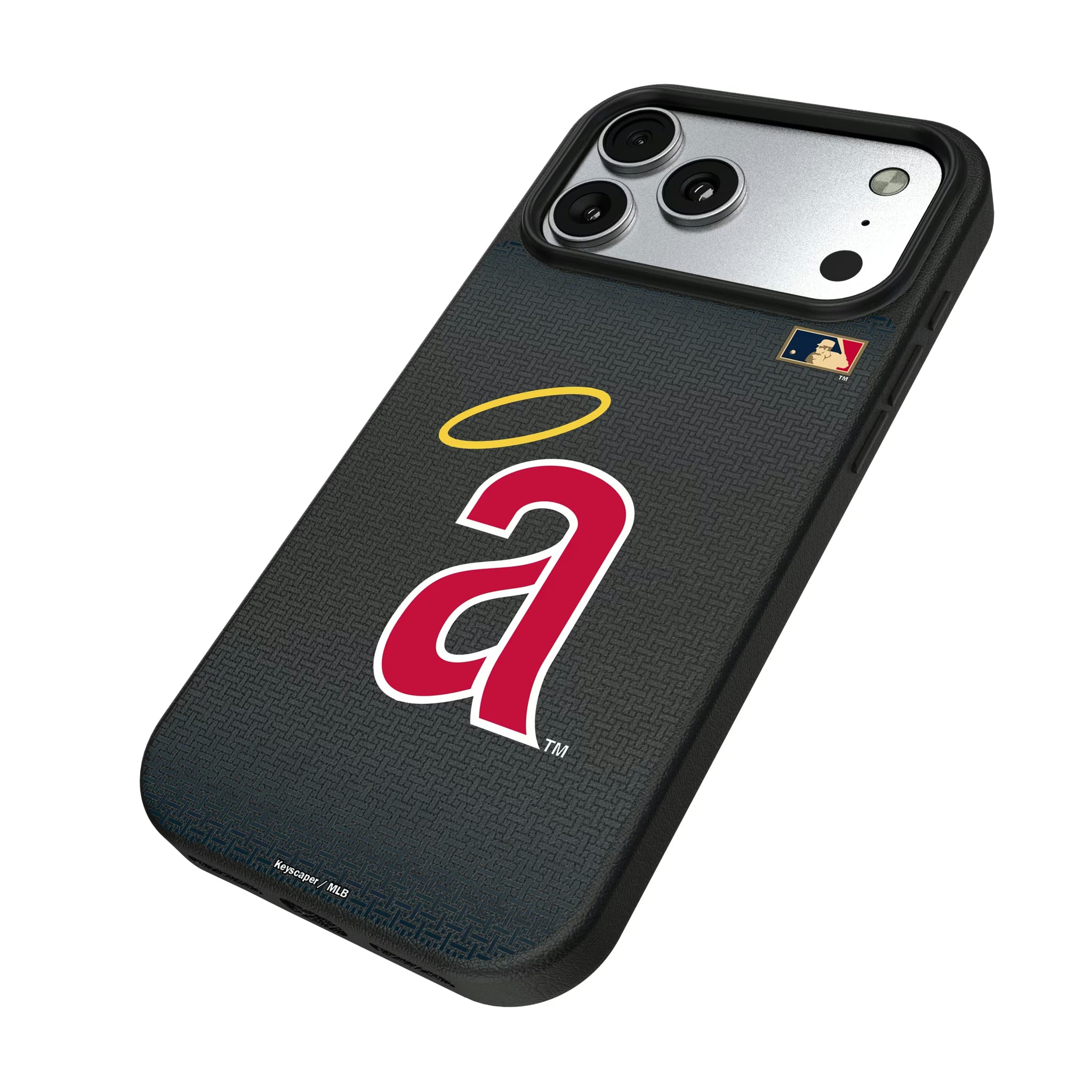 LA Angels 1971 - Cooperstown Collection Linen iPhone MagSafe Compatible Phone Case for Apple iPhone - Isometric View#Device_iPhone 17 Pro Max