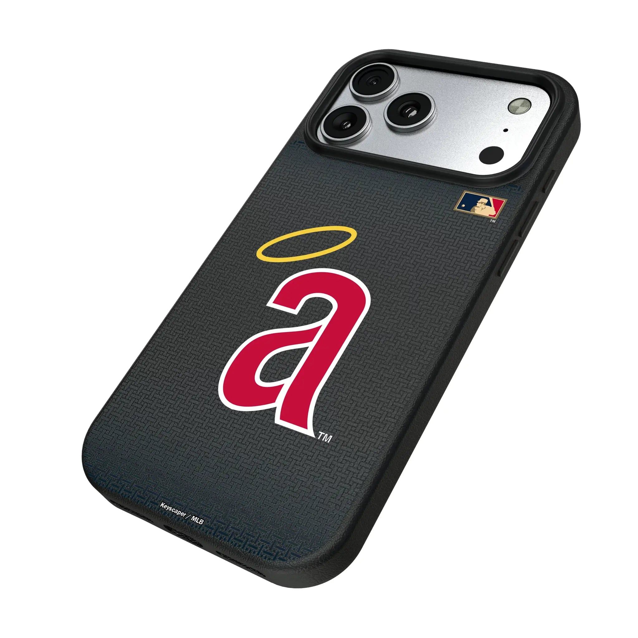 LA Angels 1971 - Cooperstown Collection Linen iPhone MagSafe Compatible Phone Case for Apple iPhone - Isometric View#Device_iPhone 17 Pro Max