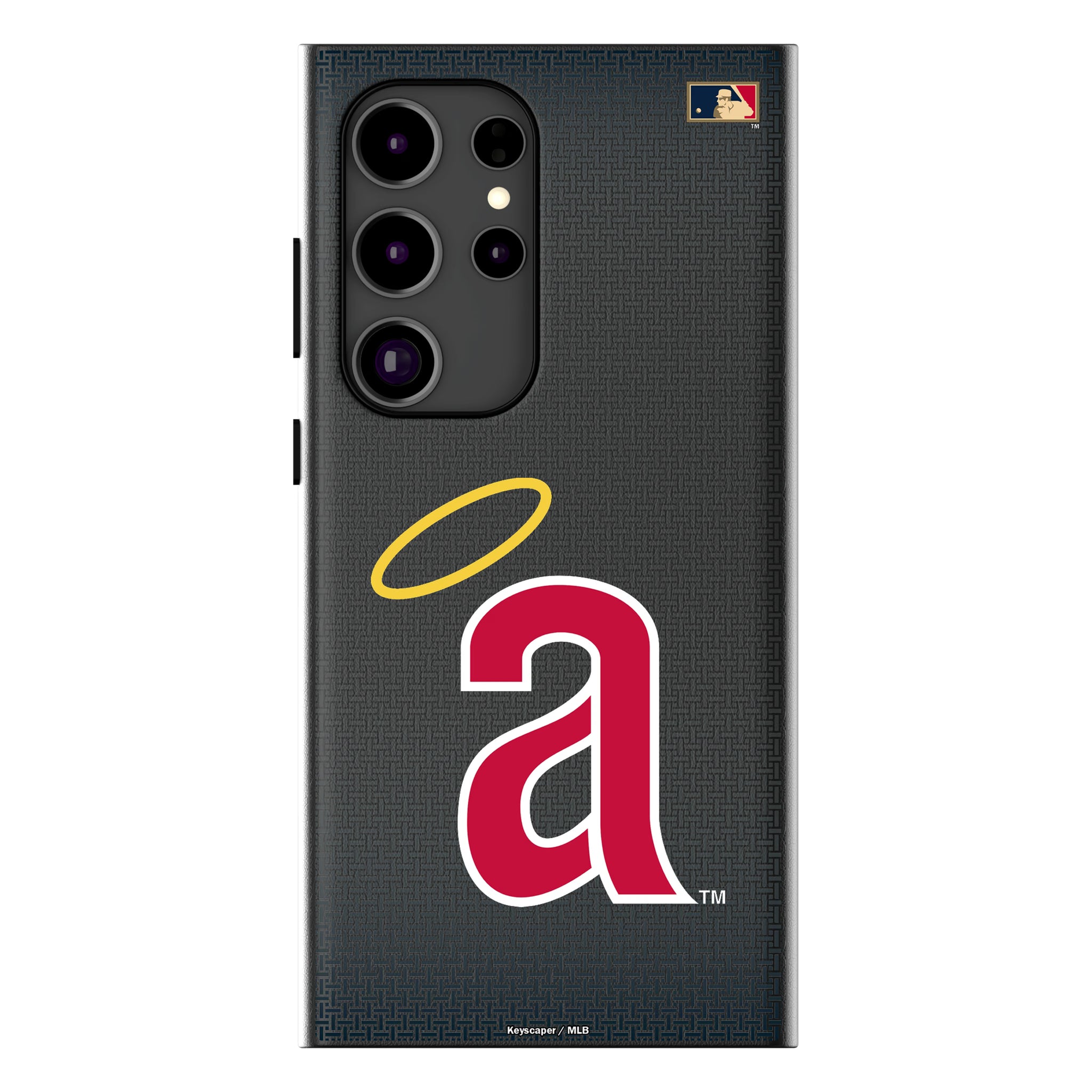 LA Angels 1971 - Cooperstown Collection Linen Galaxy MagSafe Compatible Phone Case for Samsung Galaxy