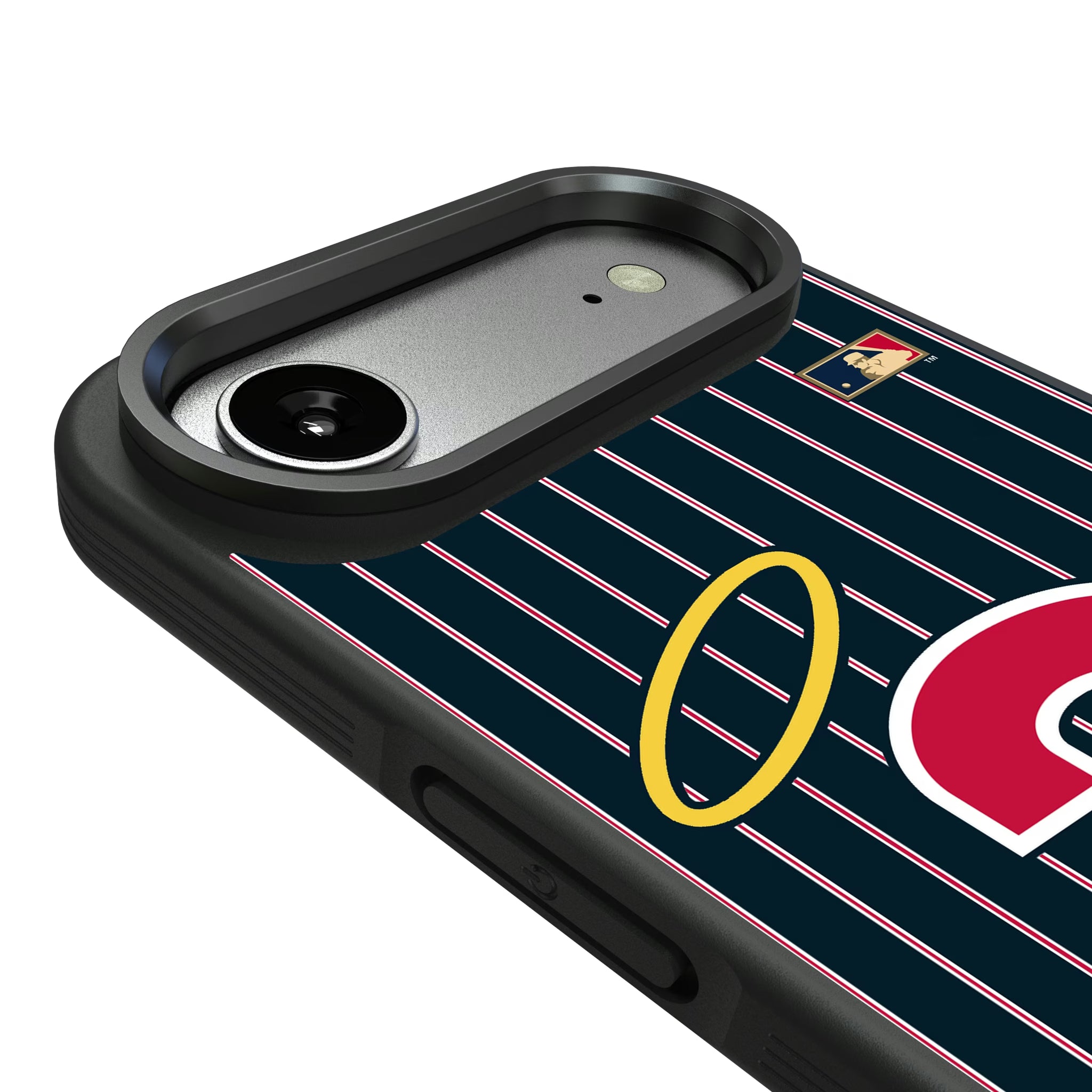 LA Angels 1971 - Cooperstown Collection Pinstripe iPhone Bump Phone Case for Apple iPhone - Detail#Device_iPhone Air