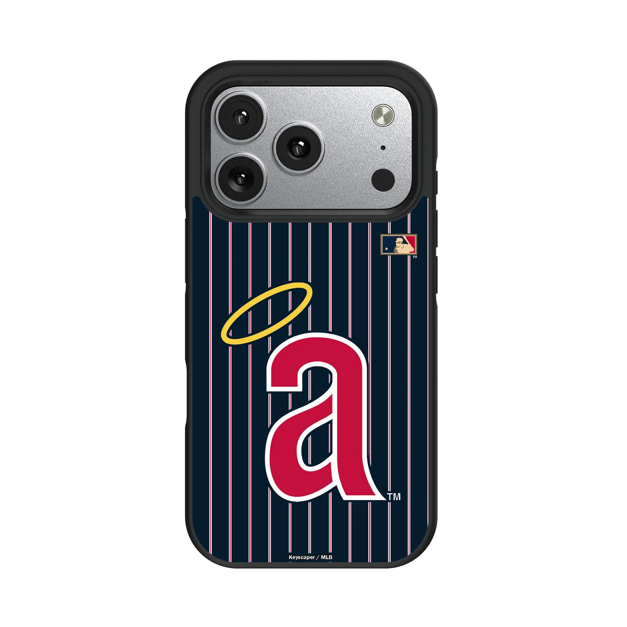 LA Angels 1971 - Cooperstown Collection Pinstripe iPhone Bump Phone Case for Apple iPhone#Device_iPhone 17 Pro