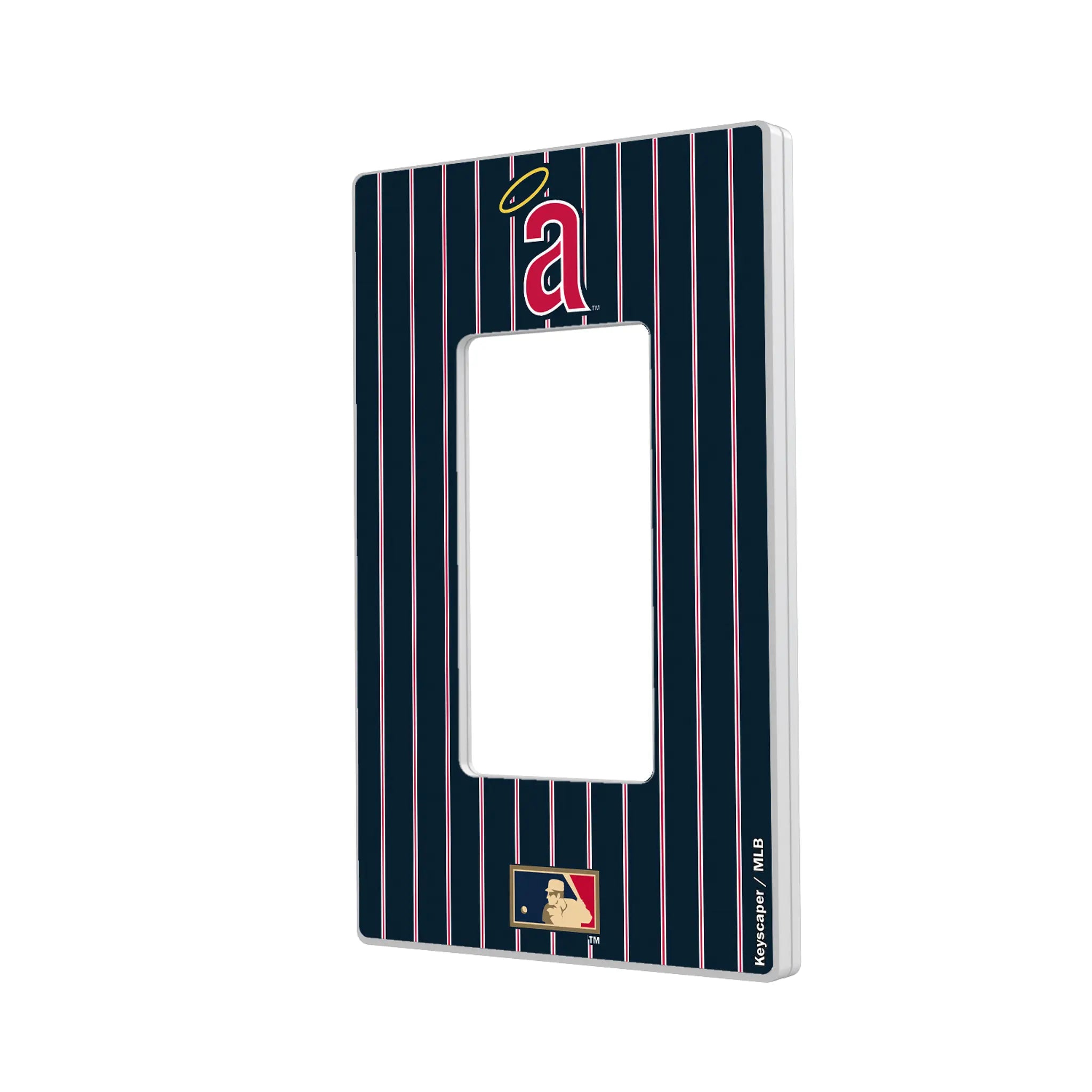 LA Angels 1971 - Cooperstown Collection Pinstripe Hidden-Screw Light Switch Plate#Style_Single Rocker