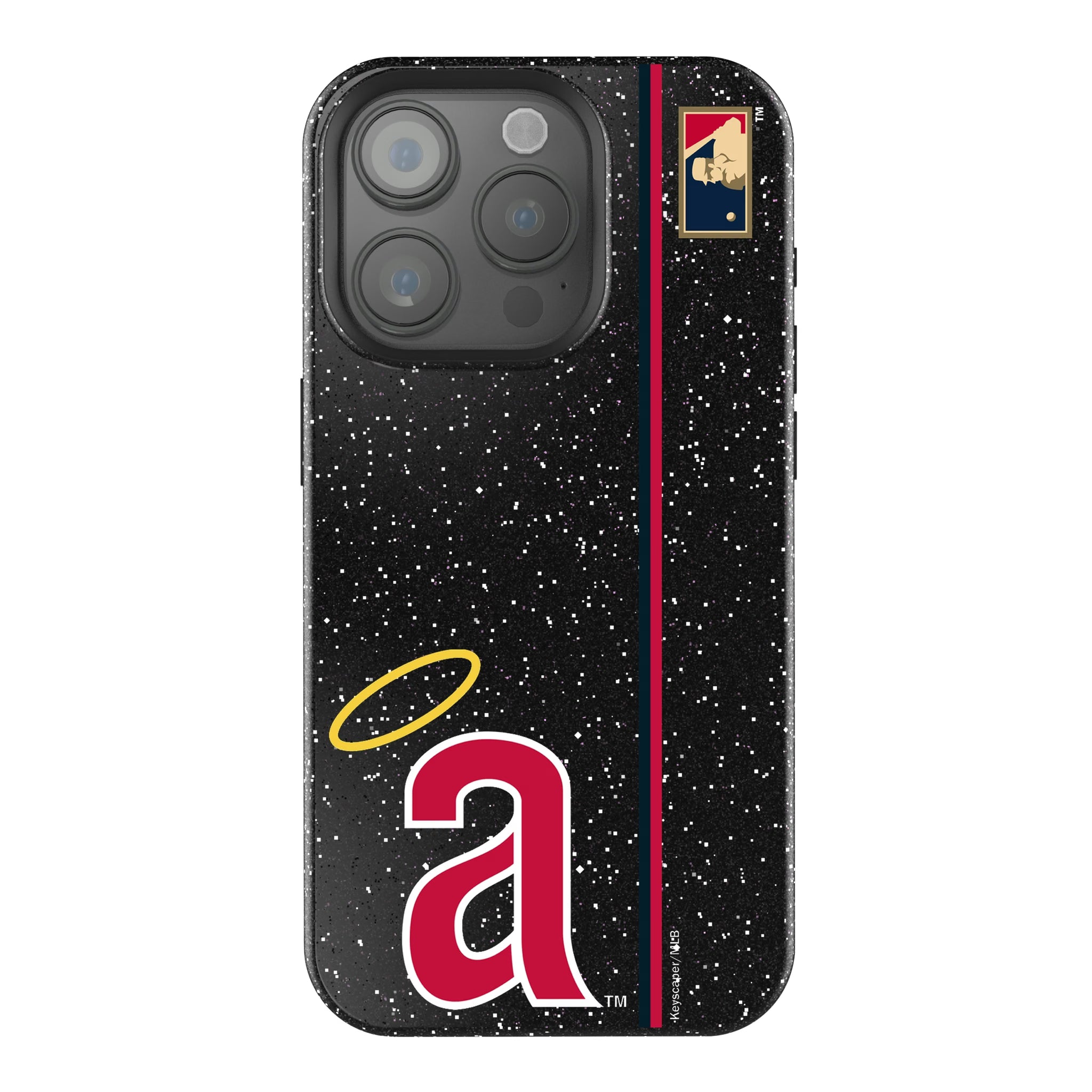 LA Angels 1971 - Cooperstown Collection Sidebar iPhone Bling Phone Case for Apple iPhone