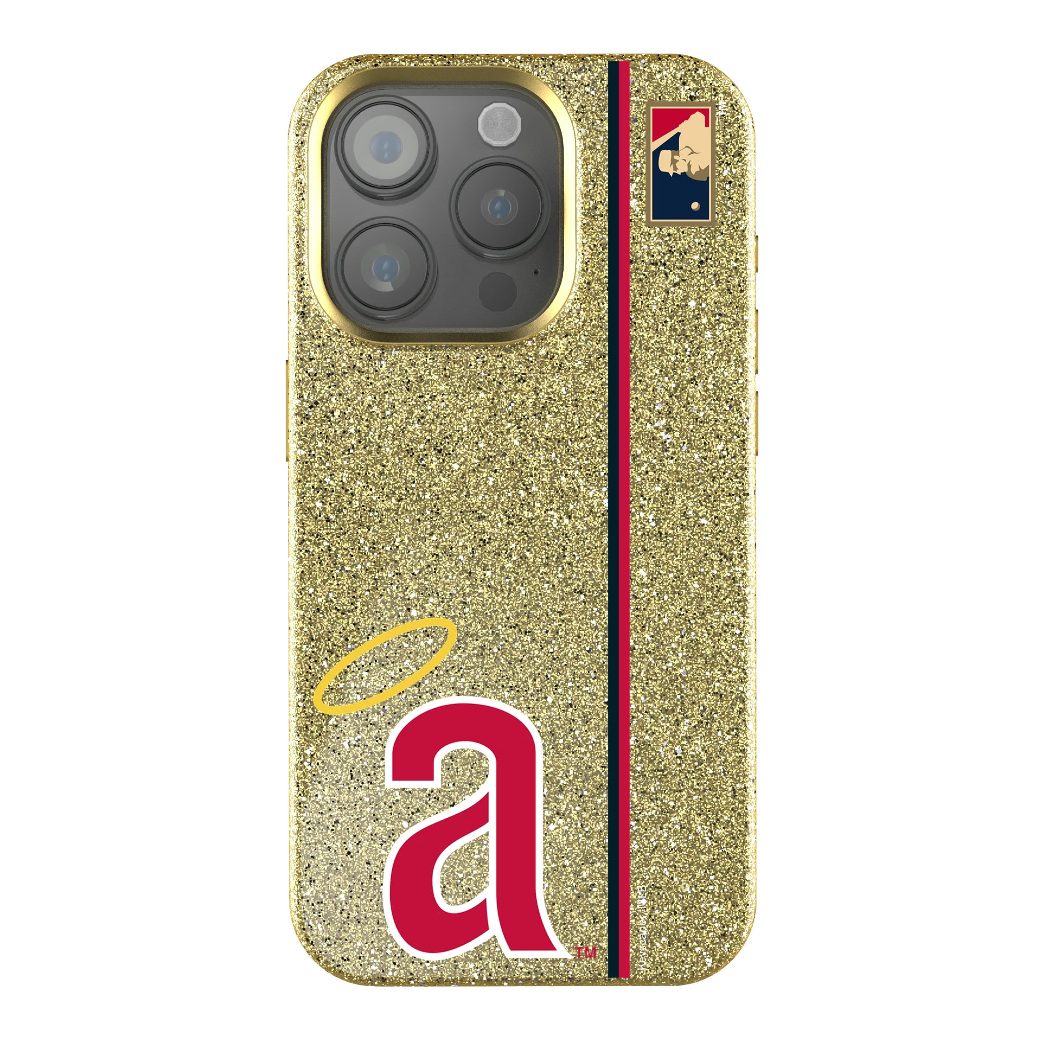 LA Angels 1971 - Cooperstown Collection Sidebar iPhone Bling Phone Case for Apple iPhone