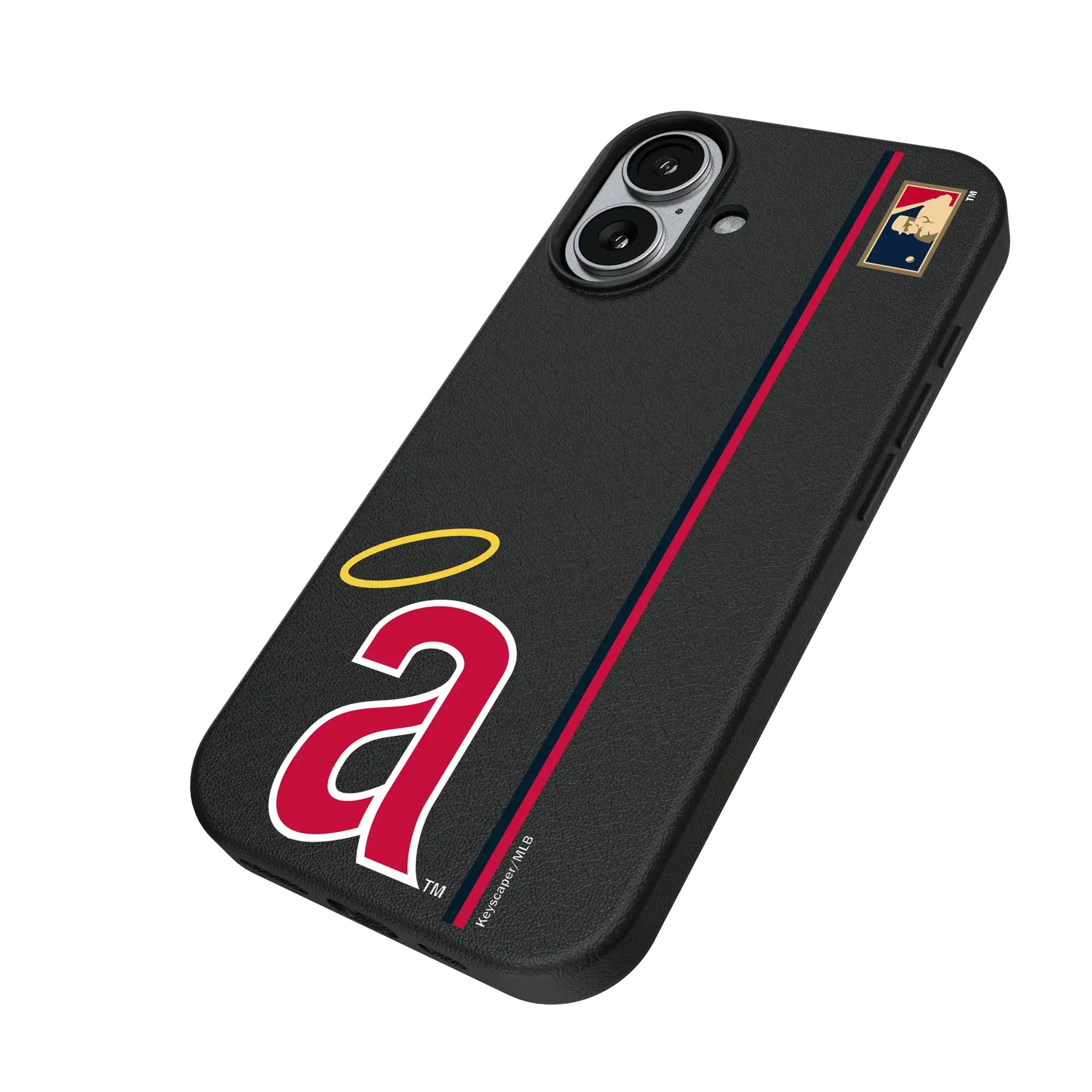 LA Angels 1971 - Cooperstown Collection Sidebar iPhone MagSafe Compatible Phone Case for Apple iPhone - Isometric View#Device_iPhone 17