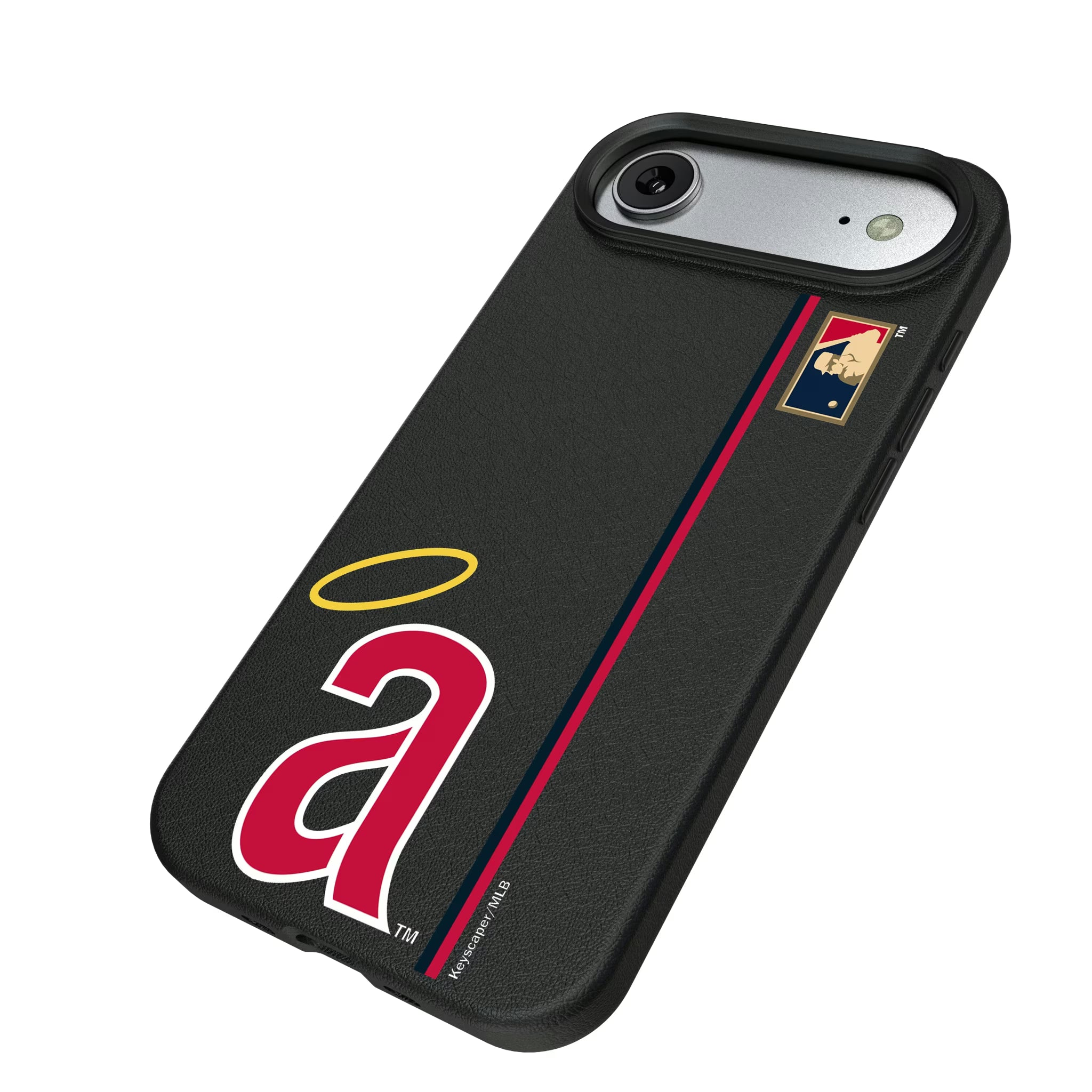 LA Angels 1971 - Cooperstown Collection Sidebar iPhone MagSafe Compatible Phone Case for Apple iPhone - Isometric View#Device_iPhone Air