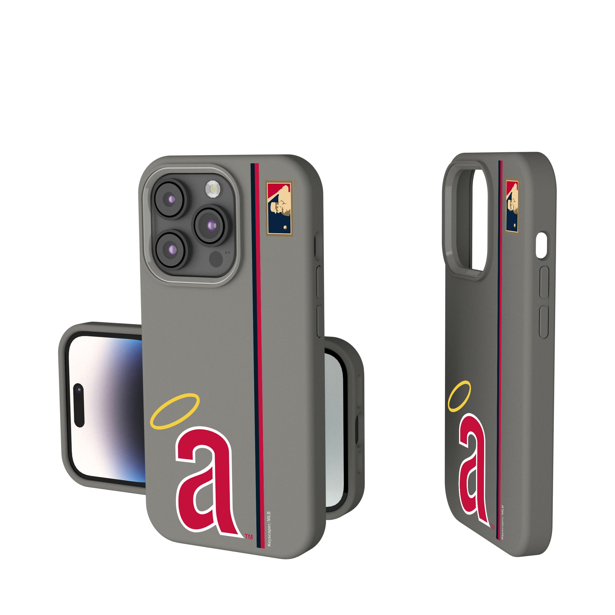 LA Angels 1971 - Cooperstown Collection Sidebar iPhone Soft Touch Phone Case for Apple iPhone
