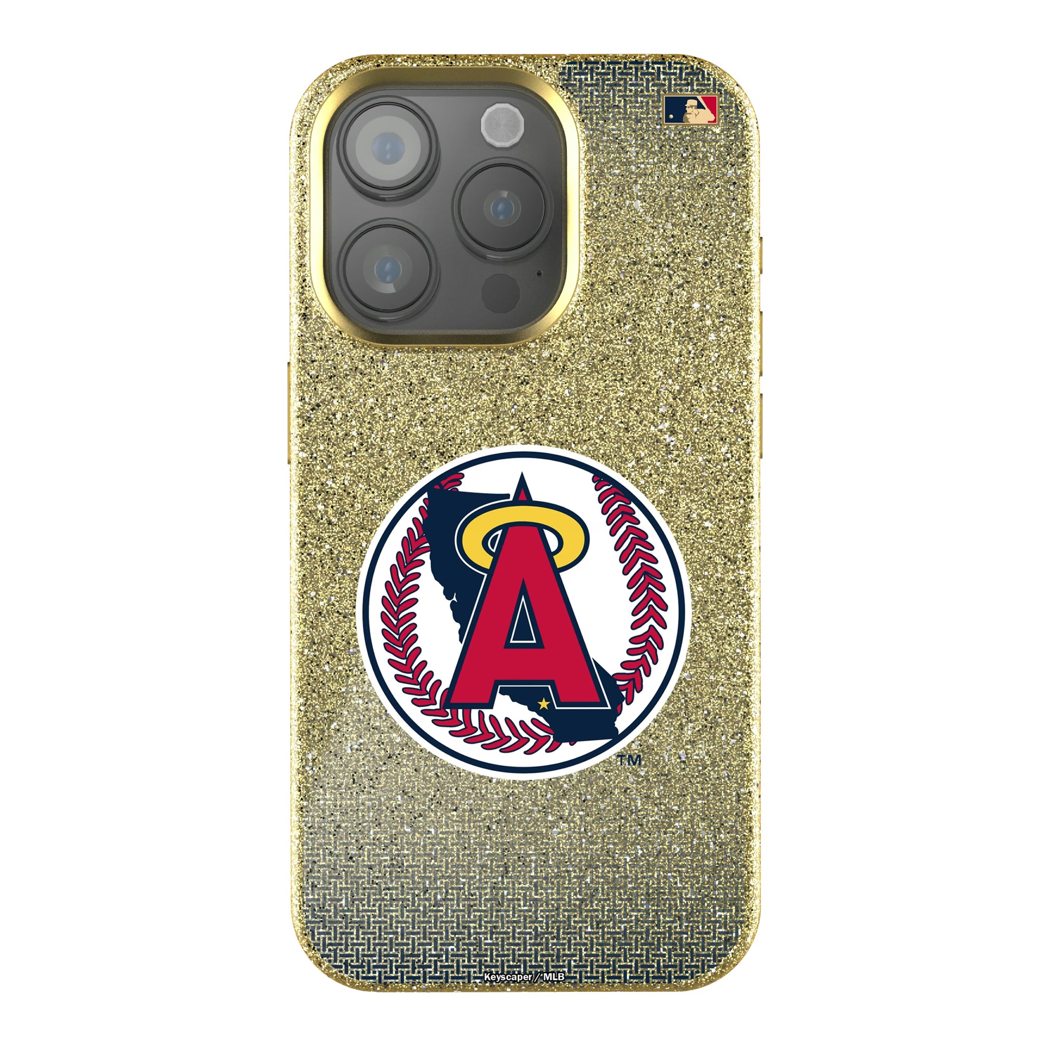 LA Angels 1986-1992 - Cooperstown Collection Linen iPhone Bling Phone Case for Apple iPhone
