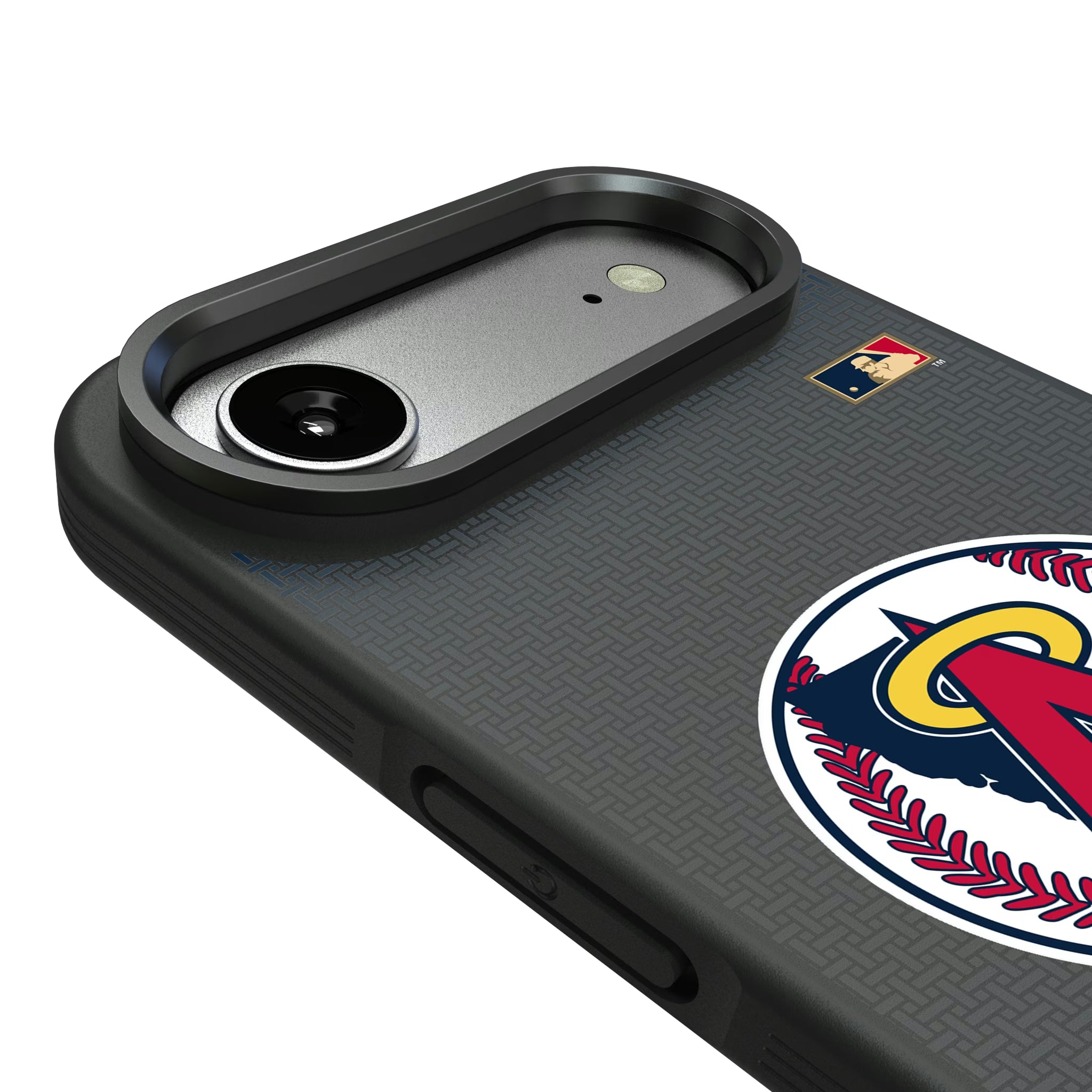LA Angels 1986-1992 - Cooperstown Collection Linen iPhone Bump Phone Case for Apple iPhone - Detail#Device_iPhone Air