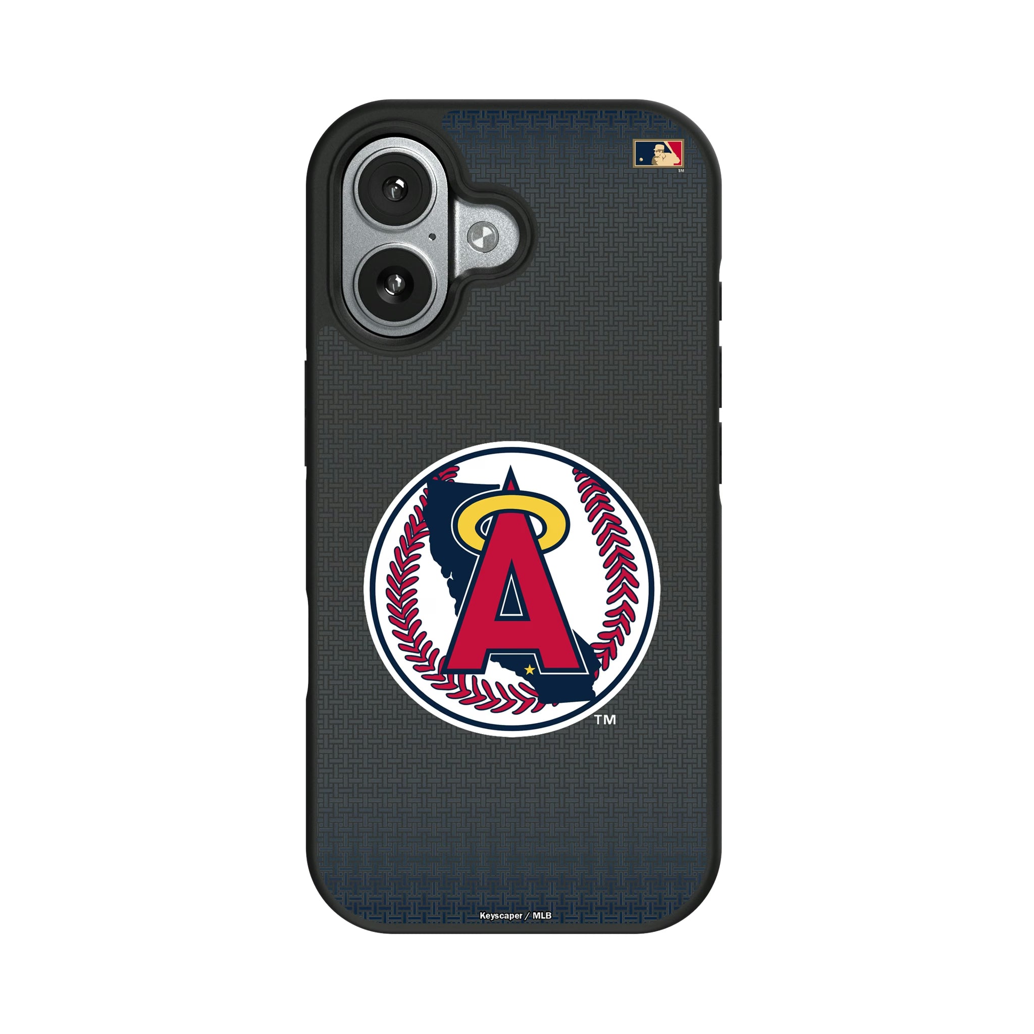 LA Angels 1986-1992 - Cooperstown Collection Linen iPhone Bump Phone Case for Apple iPhone#Device_iPhone 17