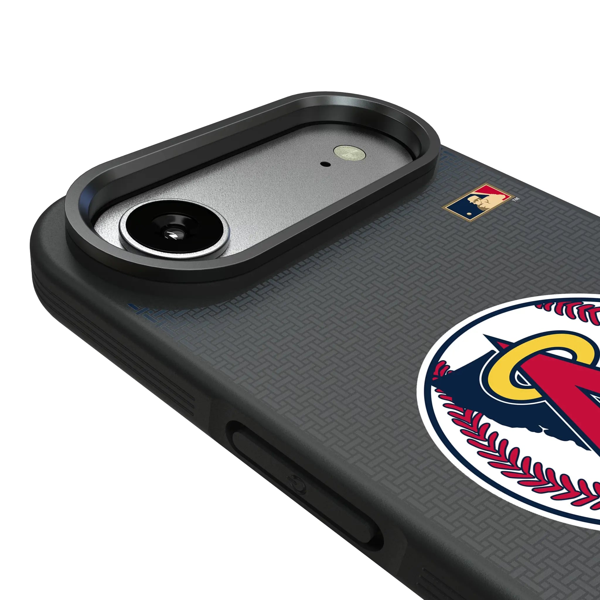 LA Angels 1986-1992 - Cooperstown Collection Linen iPhone Bump Phone Case for Apple iPhone - Detail#Device_iPhone Air